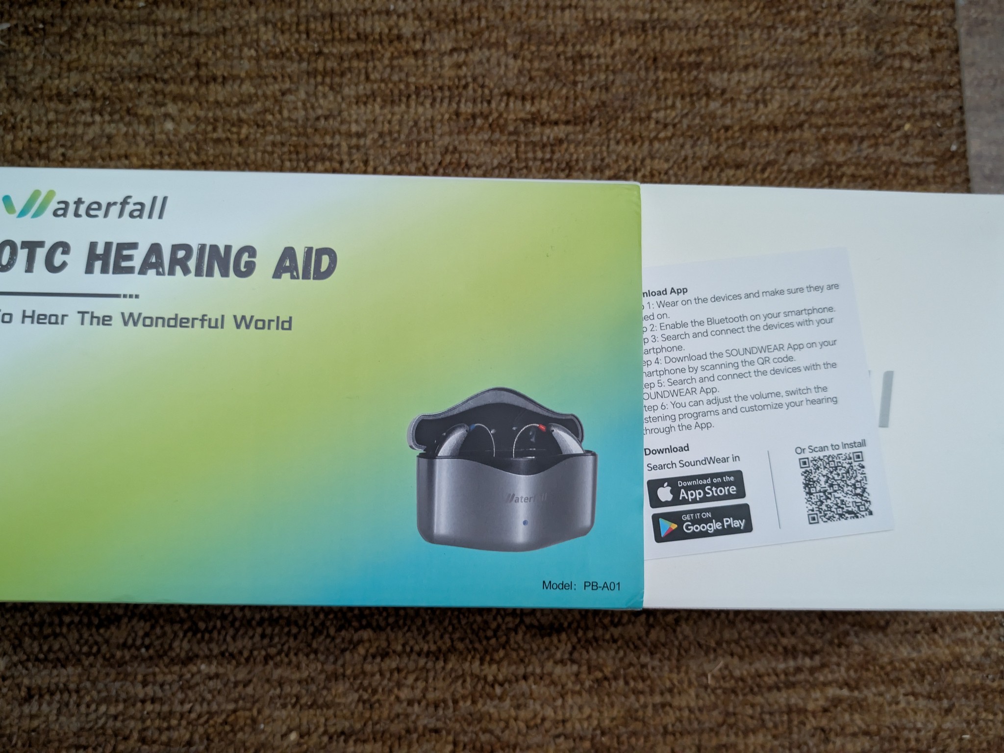 Waterfall BlueWhale OTC Hearing Aid