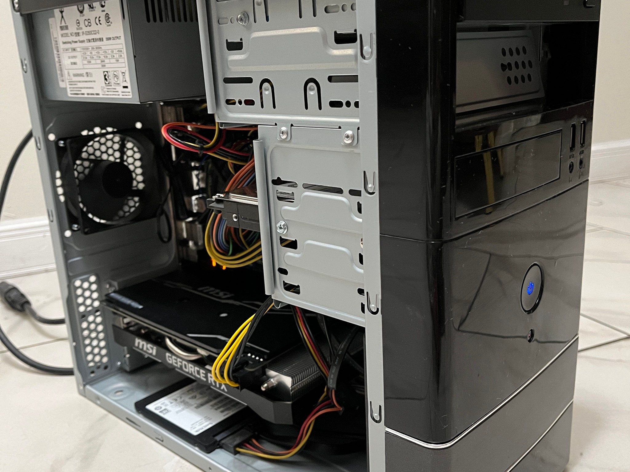 NVIDIA RTX 2060 Super, Intel Core i5-8400, 16GB RAM, 1.1 TB Storage, Sleeper Gaming PC w/ Wi-Fi & BT