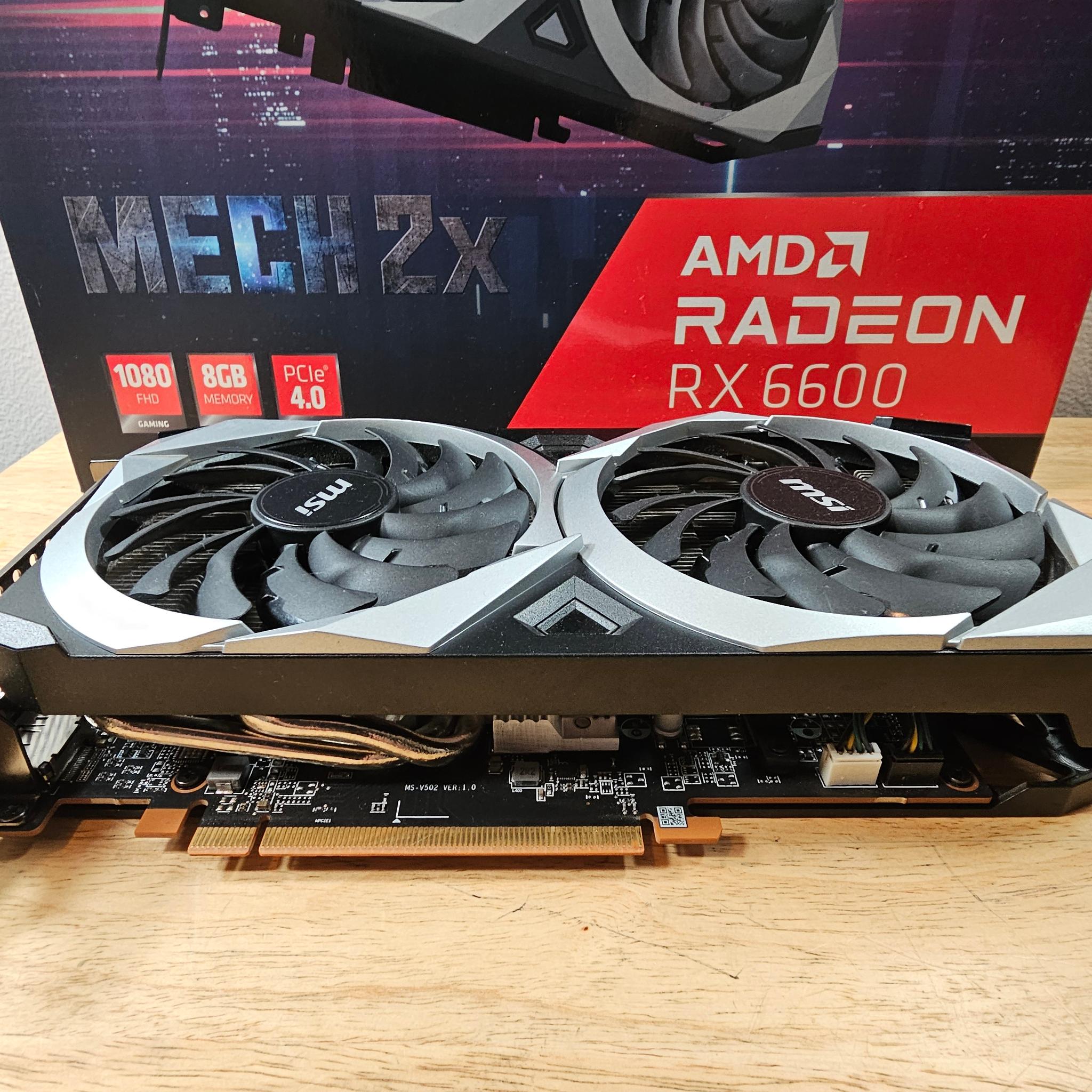 MSI Radeon RX 6600 MECH 2X 8G
