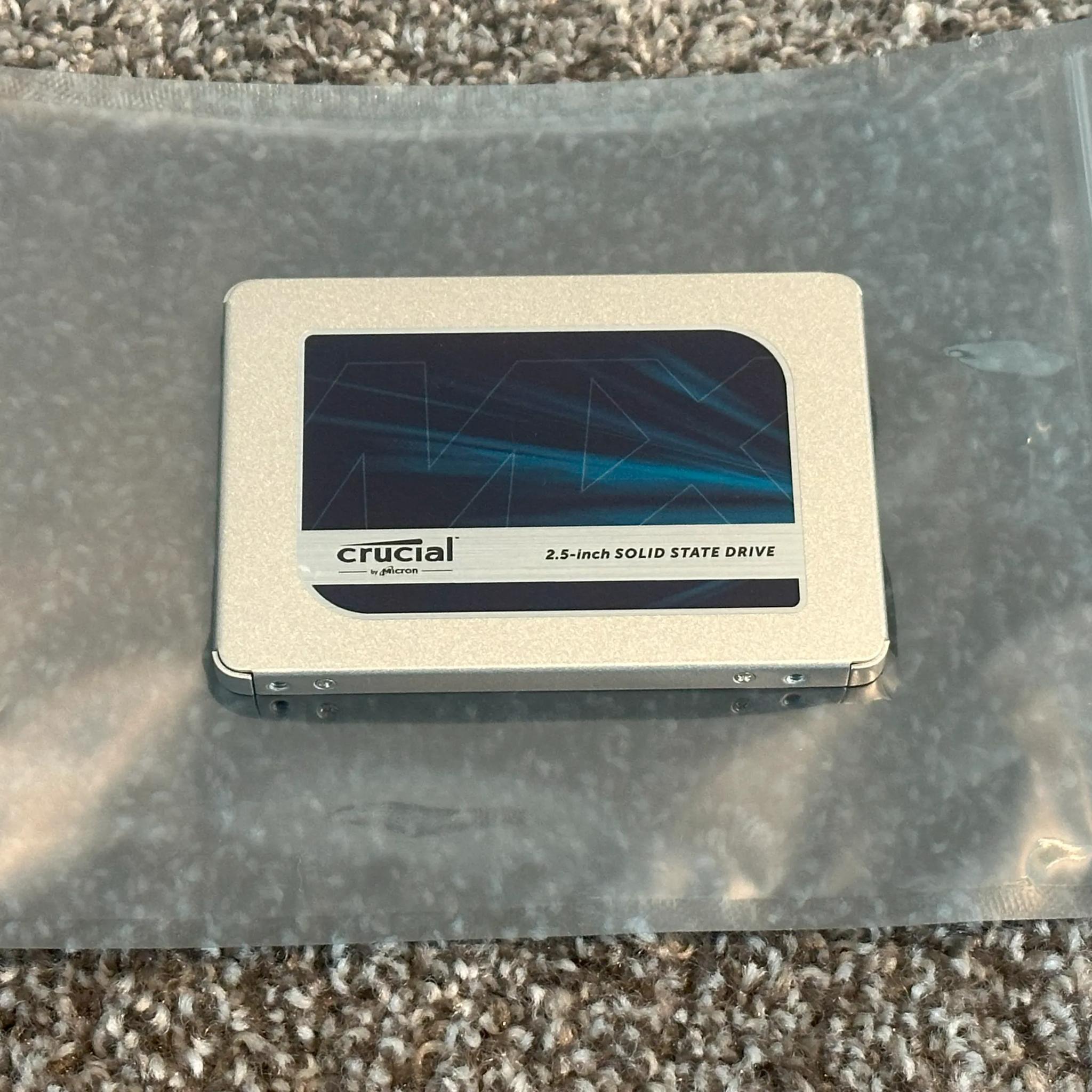 Two Crucial MX500 4TB 3D NAND SATA 2.5 Inch Internal SSD