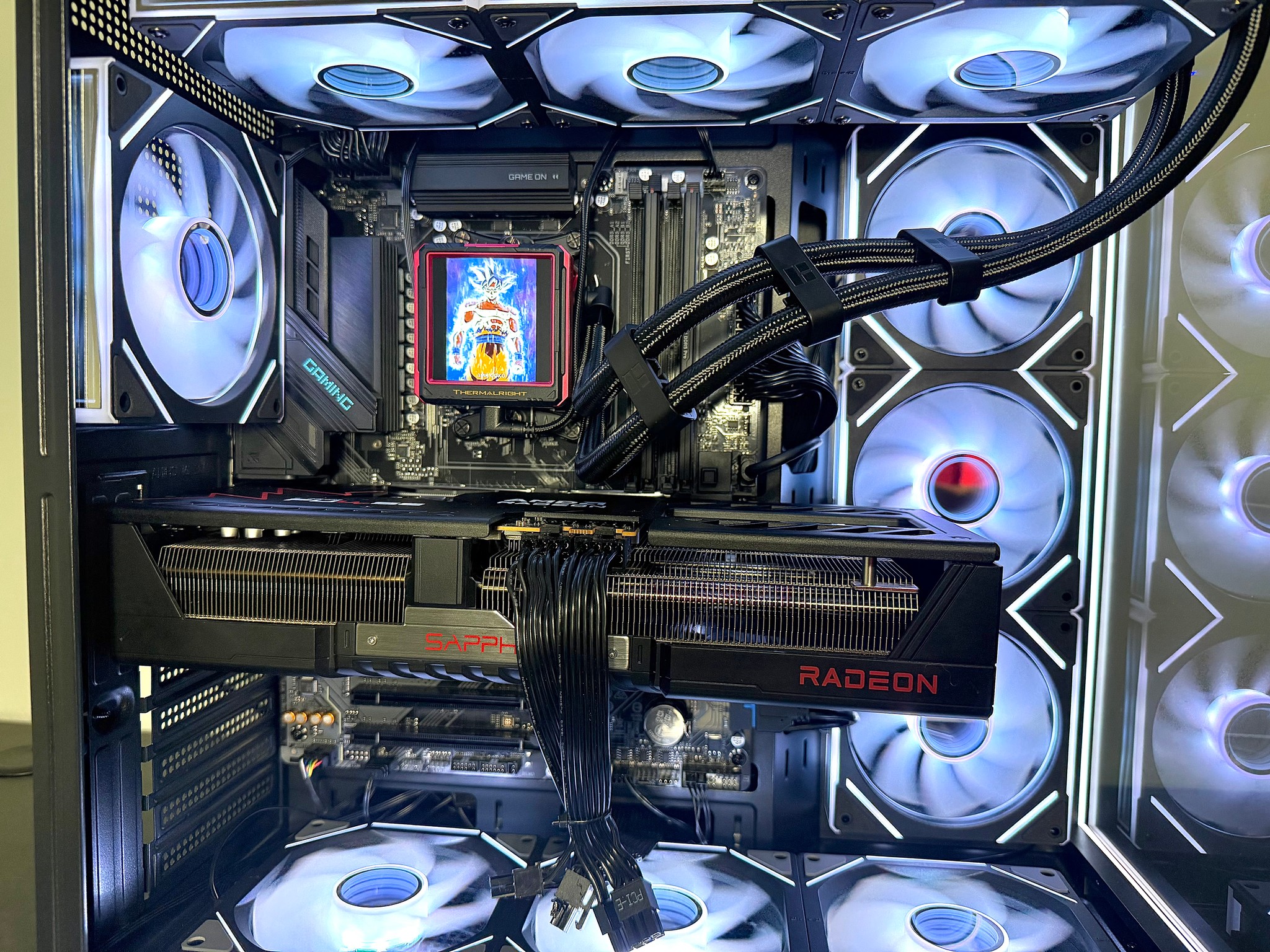 Insane 7800X3D | 9070XT | 48GB DDR5 | 2TB M.2 | LCD Screen AIO Cooler Gaming PC