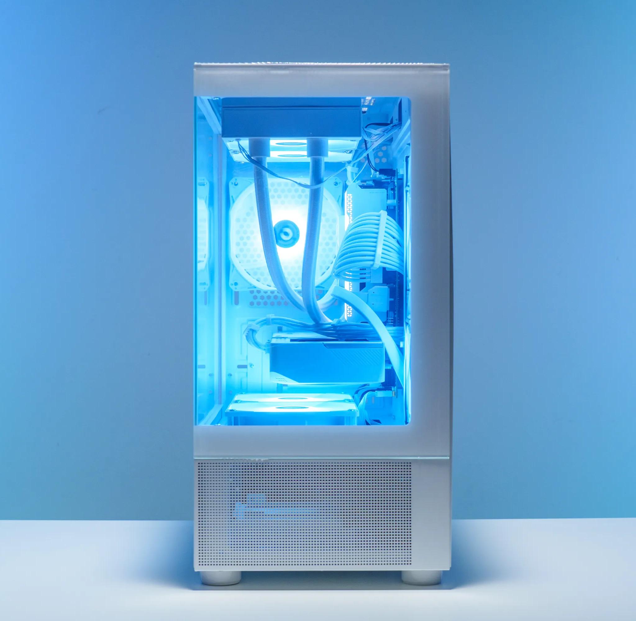 White Gaming PC | RTX 4060 | Ryzen 5 5600x | 32GB DDR5 | 1TB m.2 | Watercooled | RGB