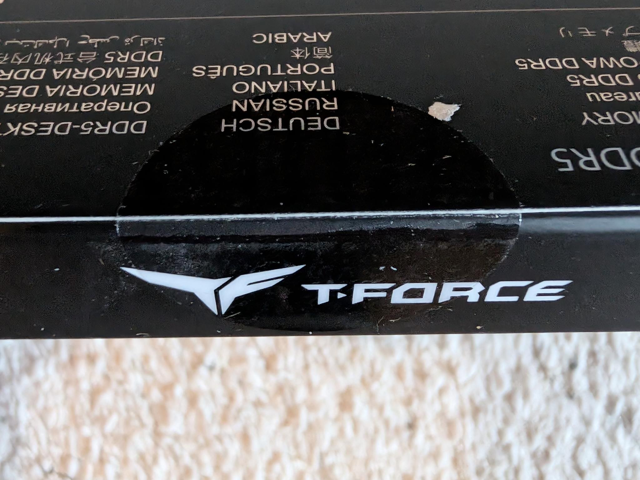 BNIB Team Group T-Force RGB 16GB (2 x 8GB) DDR5 Memory