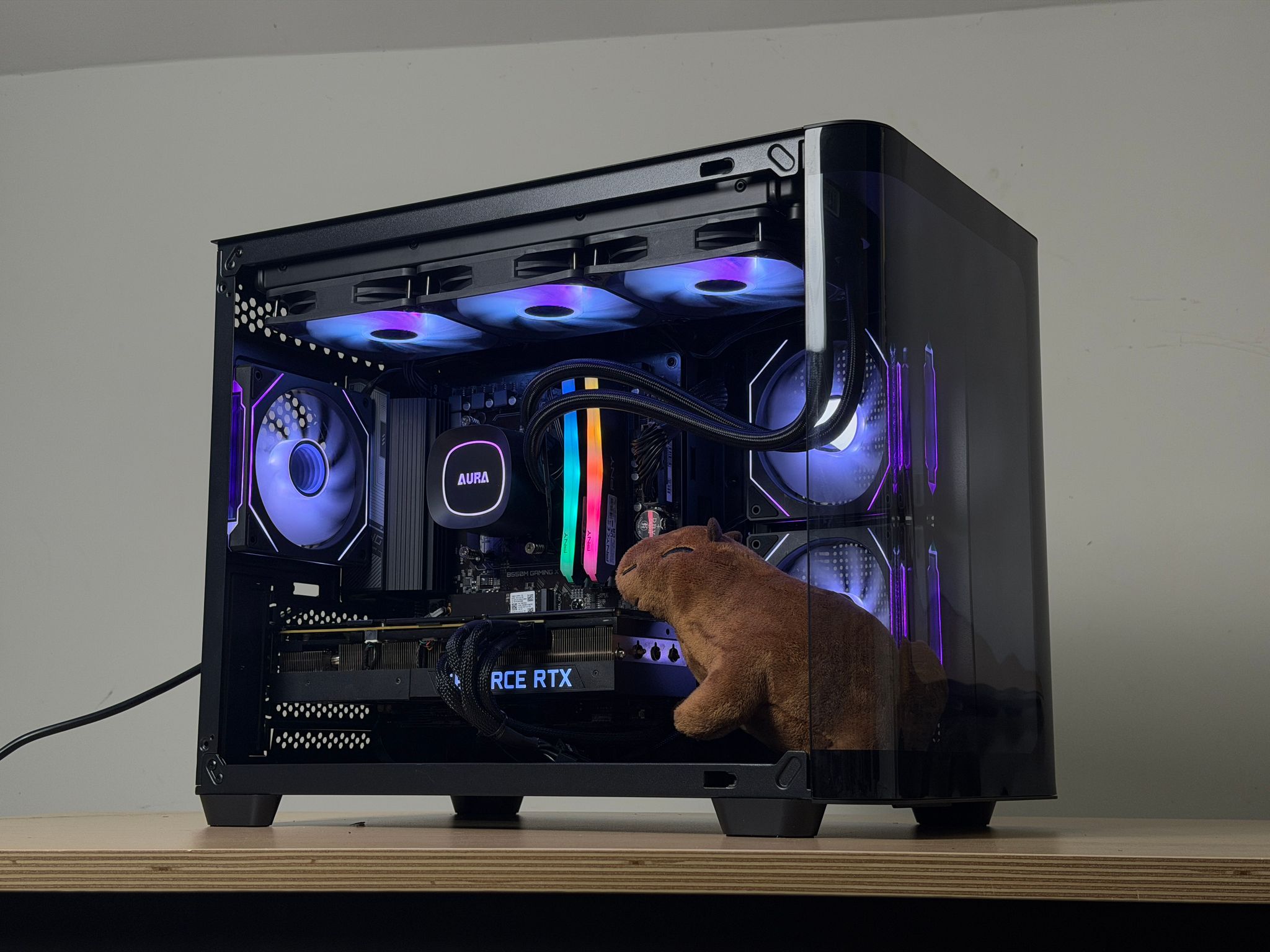 🖤♠️ Black 1440p Gaming PC ♠️🖤 RTX 3080 | Ryzen 5 5600 | 32GB RAM | 1TB SSD - WiFi, BlueTooth