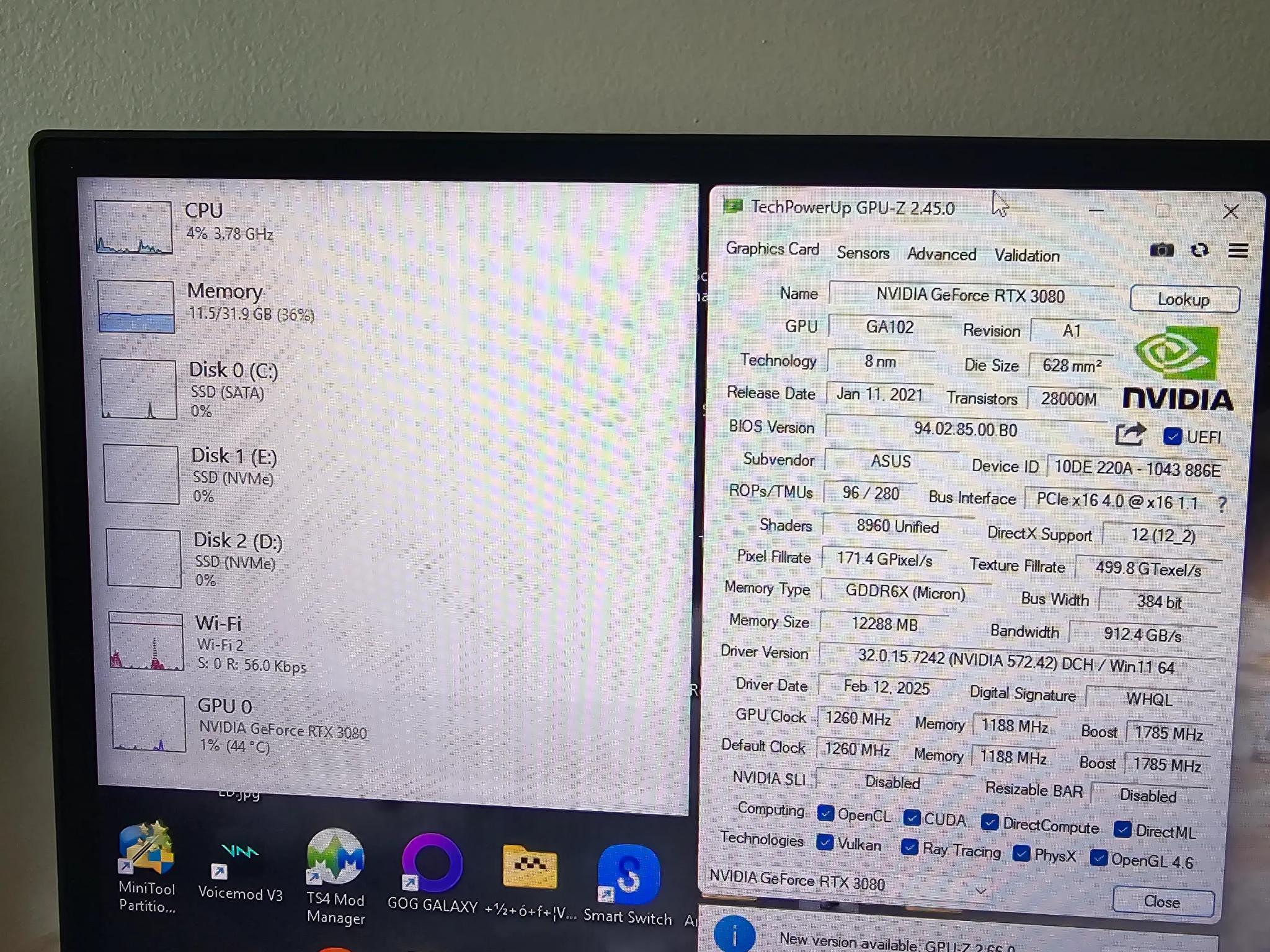 Asus TUF RTX 3080 12GB