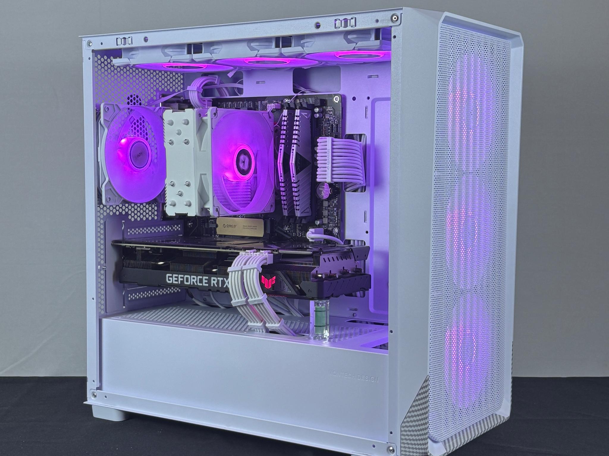 🤍 White RTX 3070 + Ryzen 7 3700X Gaming PC | 16GB DDR4 | ARGB Control