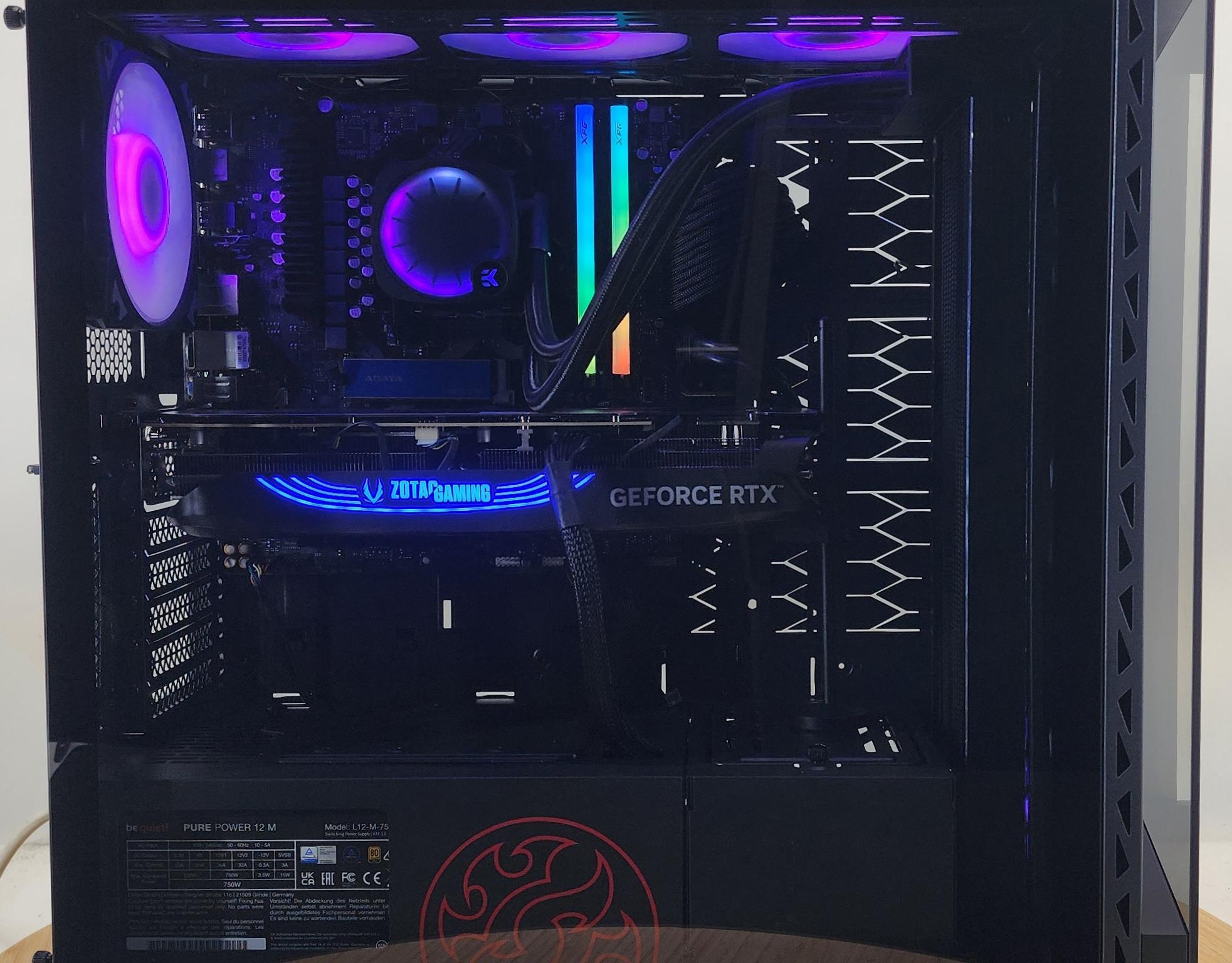Gaming PC Ryzen 7 7800X3D 32GB RAM 1TB SSD RTX 4080 SUPER 16GB Win11 Computer