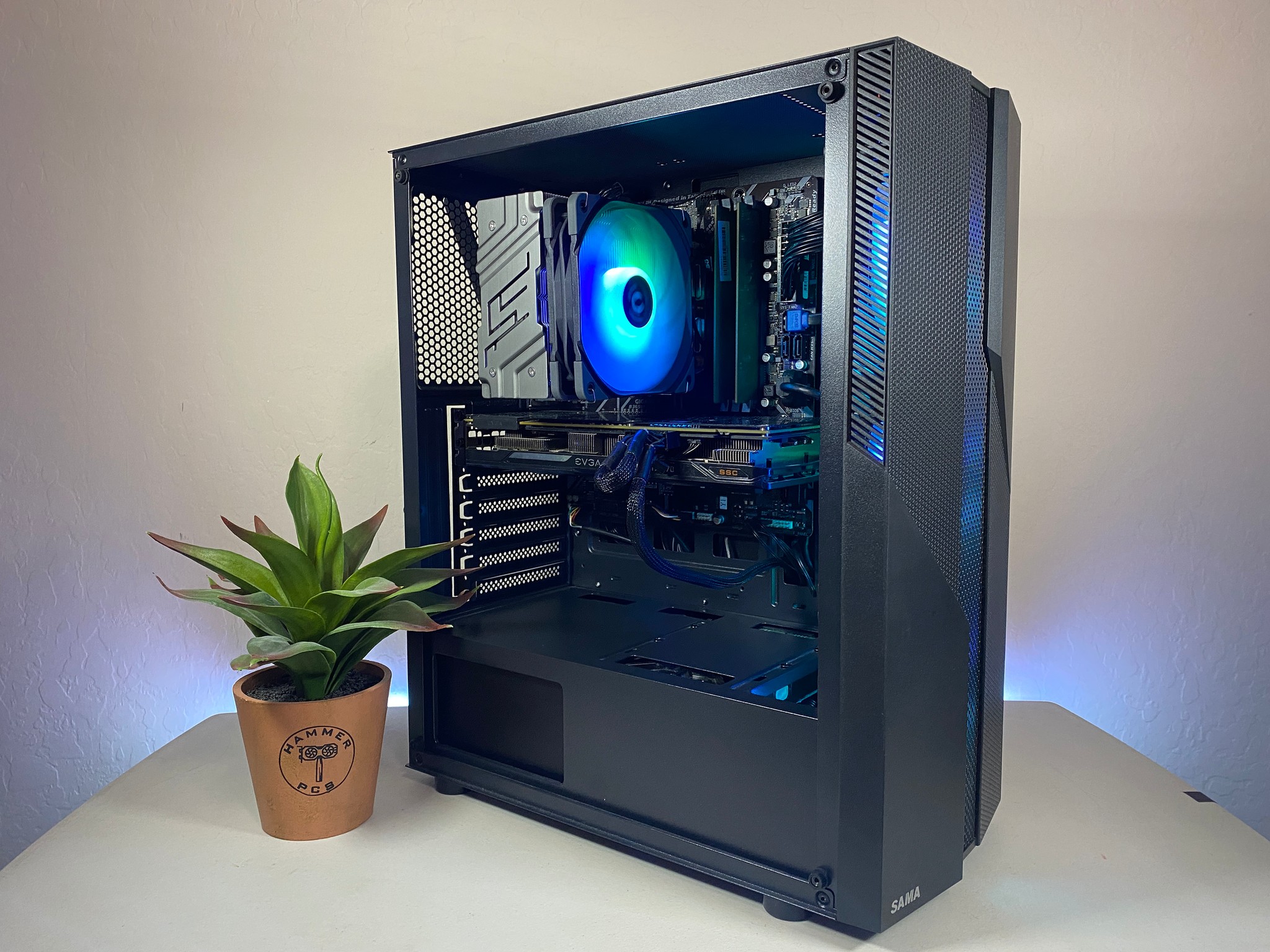 Custom Built Intel Nvidia GeForce RGB WiFi Gaming PC Computer