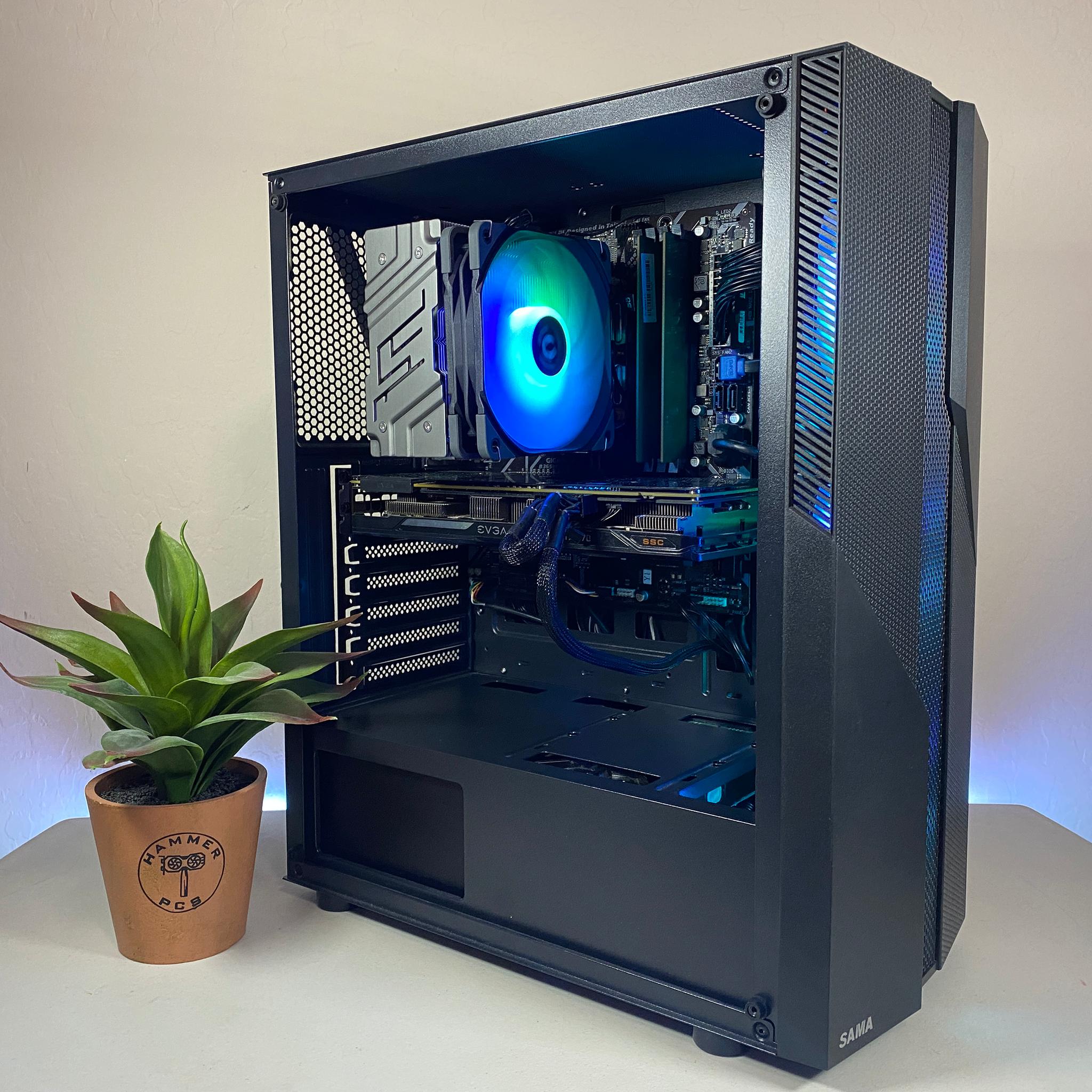 Custom Built Intel Nvidia GeForce RGB WiFi Gaming PC Computer