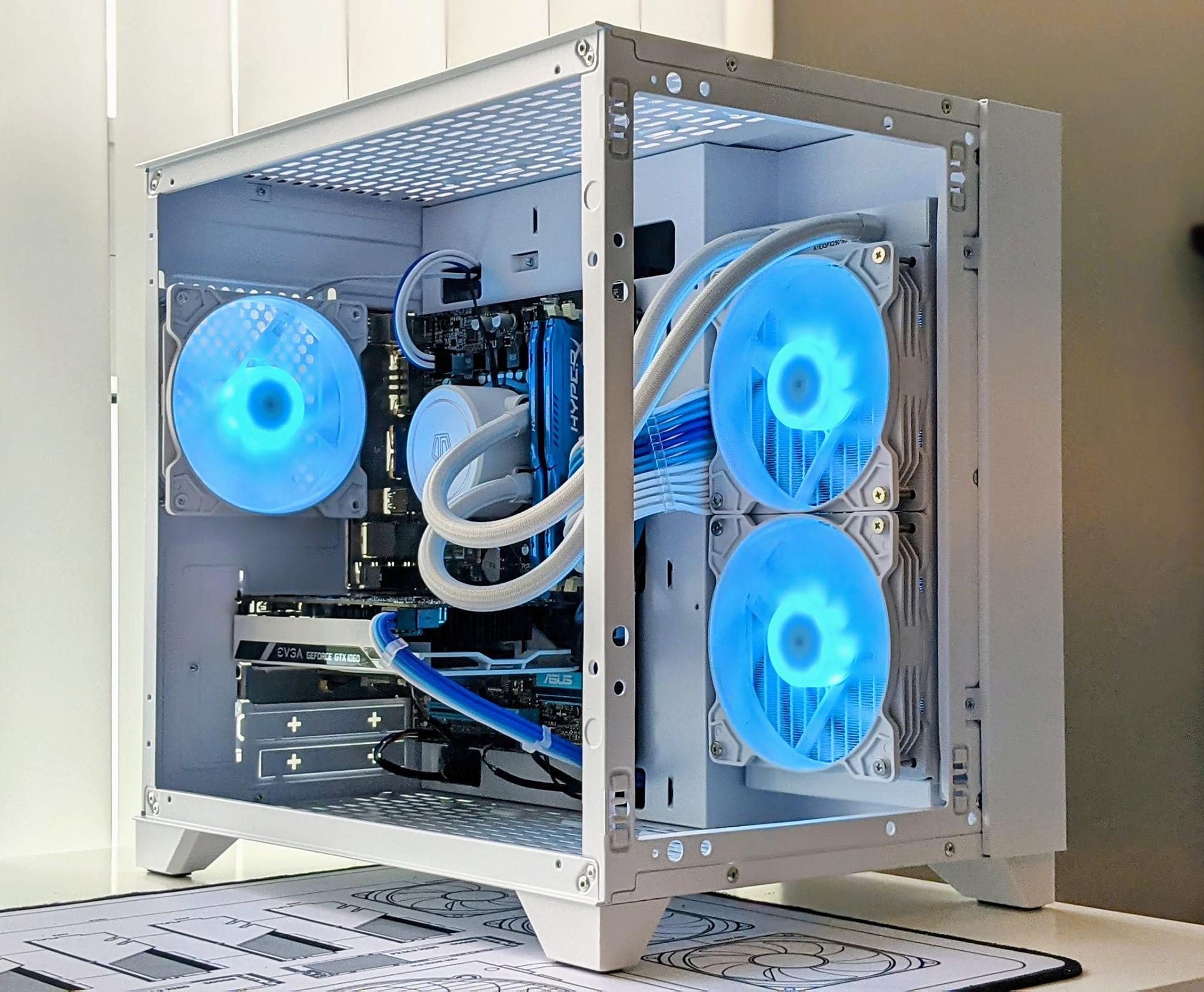 Icicle | GTX 1060 3GB/ Watercooled i7-3770 4c/8t White Gaming PC