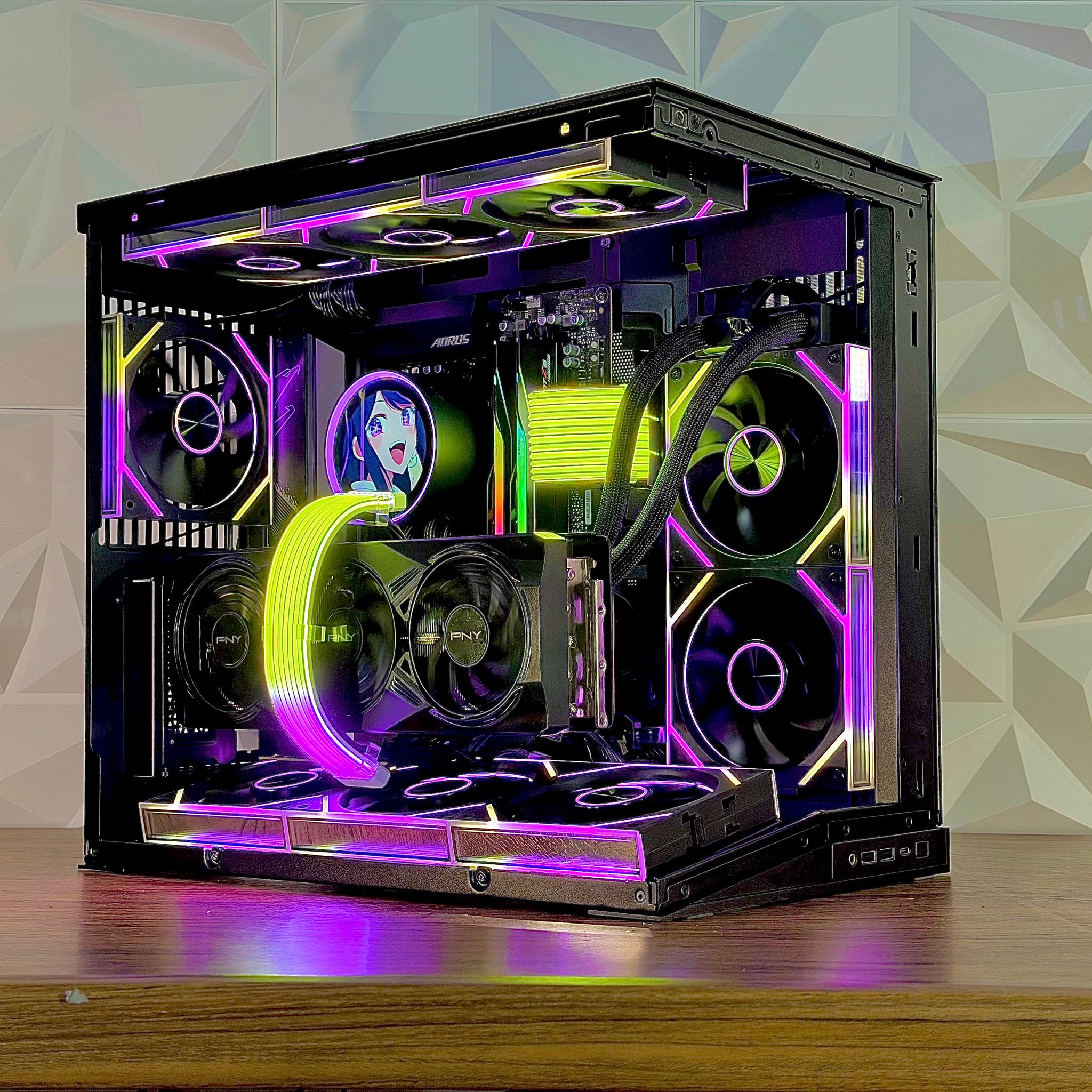 🌑✨RTX 5070 Ti | 9800x3d| 32GB RGB DDR5 | 2TB NVMe | Windows 11 Pro🌑✨"ECLIPSE PRISM” Gaming PC