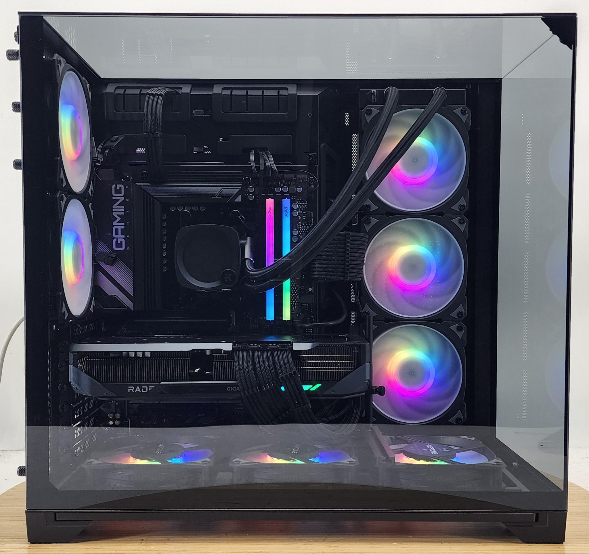 Gaming PC Ryzen 7 9700X 32GB RAM 2TB SSD RX 9070 XT 16GB Windows 11 Computer