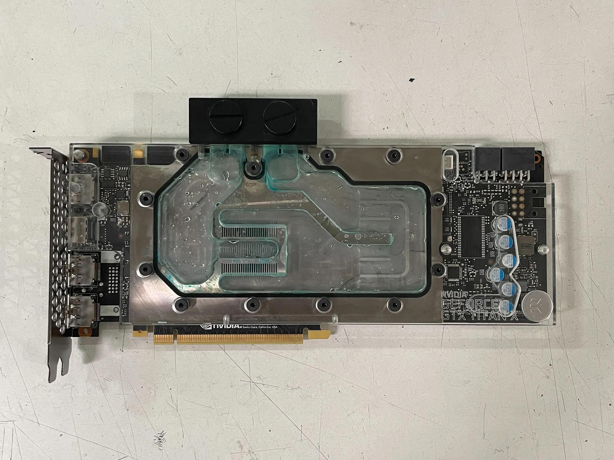 ASUS GTX 1080TI FOUNDER EDITION with pre installed Water Block