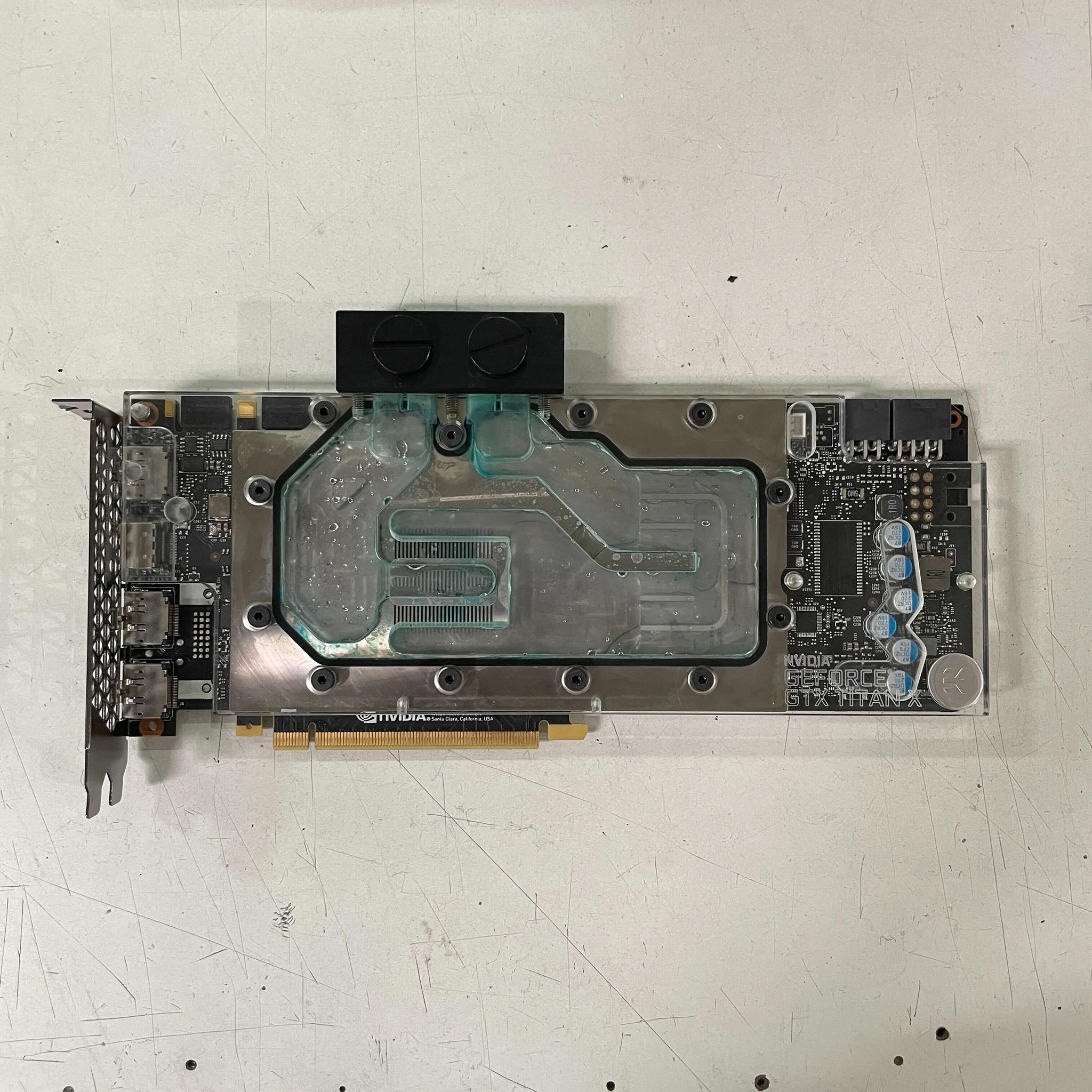 ASUS GTX 1080TI FOUNDER EDITION with pre installed Water Block