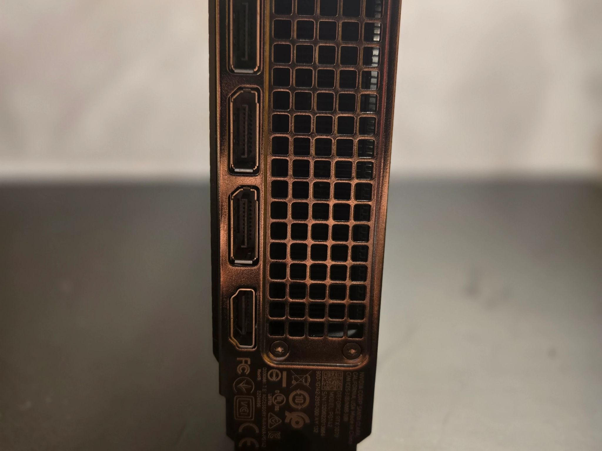 NVidia Founders Edition RTX 3070 8GB