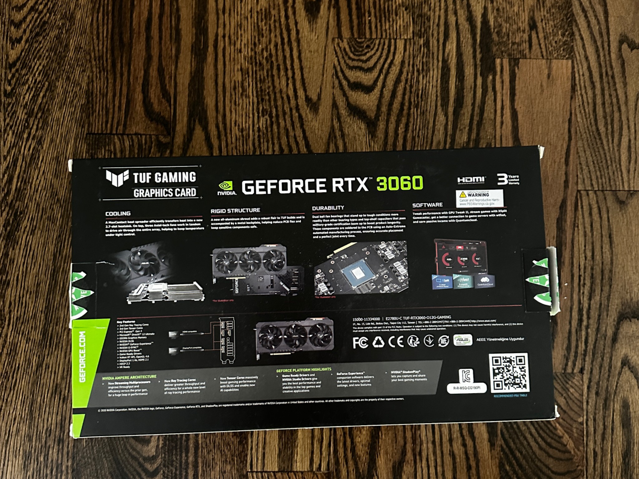 Nvidia RTX 3060 - Asus TUF Gaming OC- Good Condition
