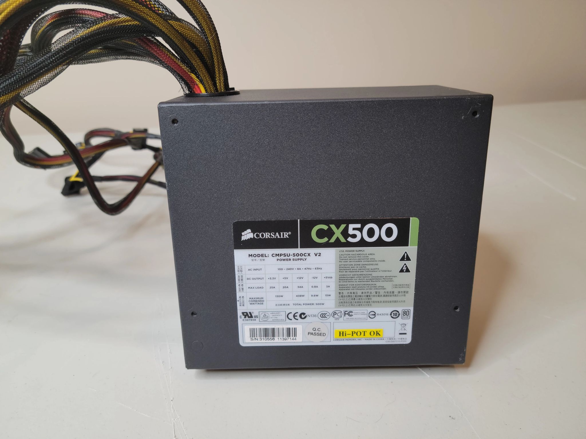 Corsair CX 500 PSU