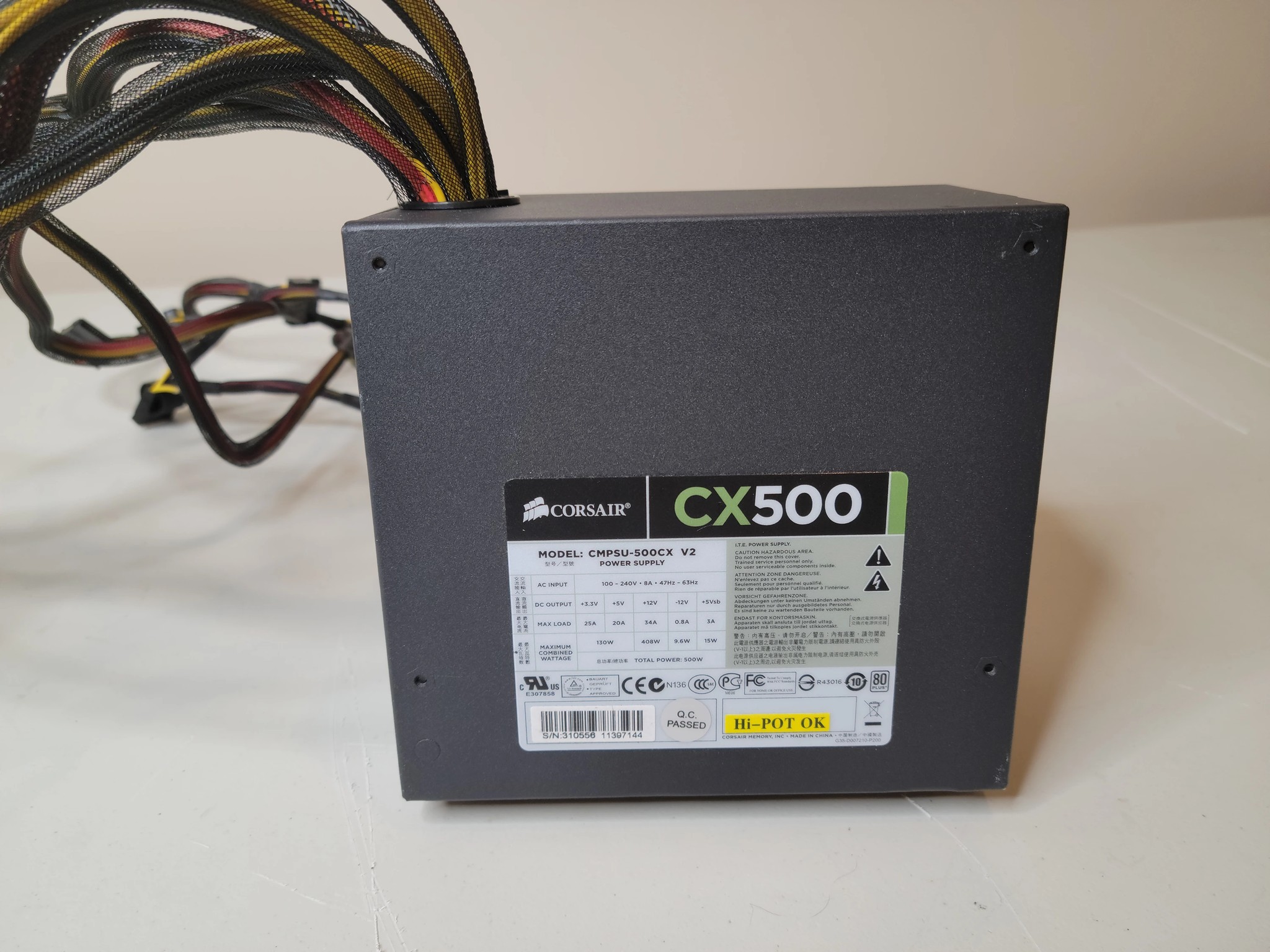 Corsair CX 500 PSU