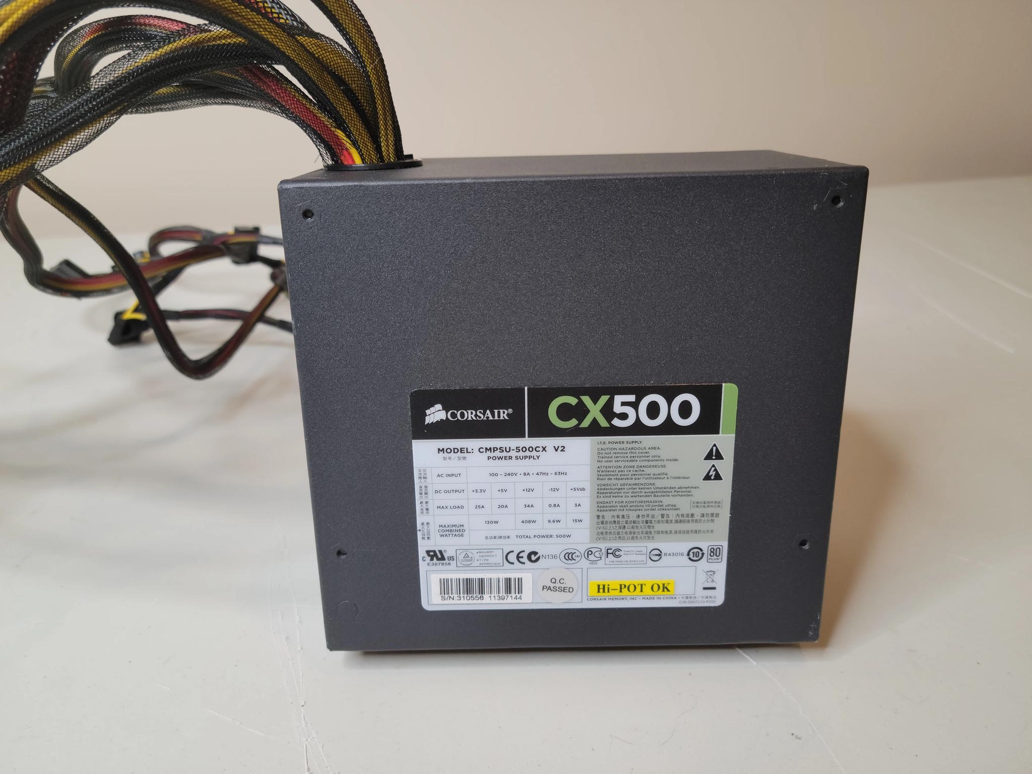 Corsair CX 500 PSU