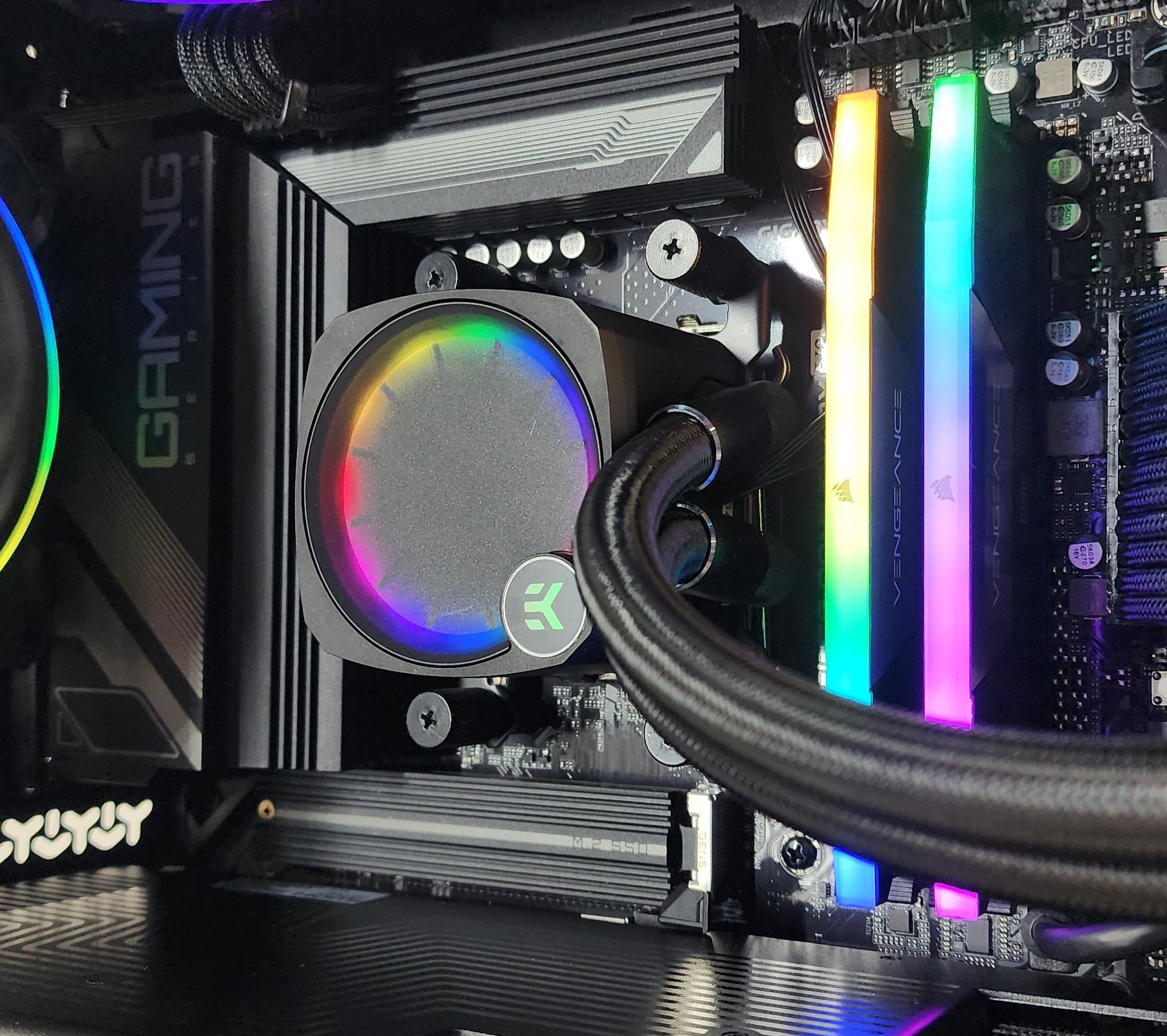Gaming PC Ryzen 7 7800X3D 48GB RAM 2TB SSD RX 9070 XT 16GB Windows 11 Computer