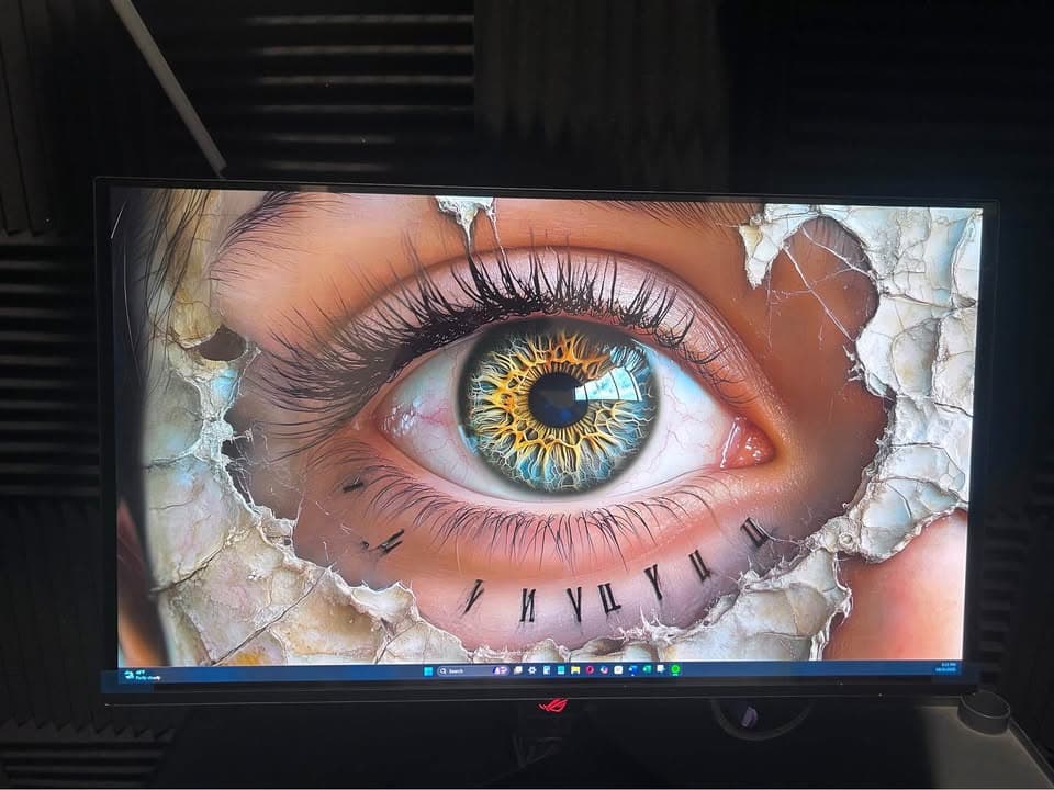 ASUS ROG QD-OLED 27" 4K (3840x2160) 240Hz Gaming Monitor PG27UCDM (Total Time Used less than 3 Days)