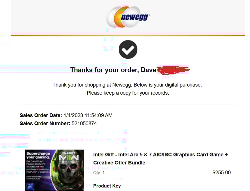 Creative Offer Bundle: Call of Duty: Modern Warfare II + 3 Video Subscriptions