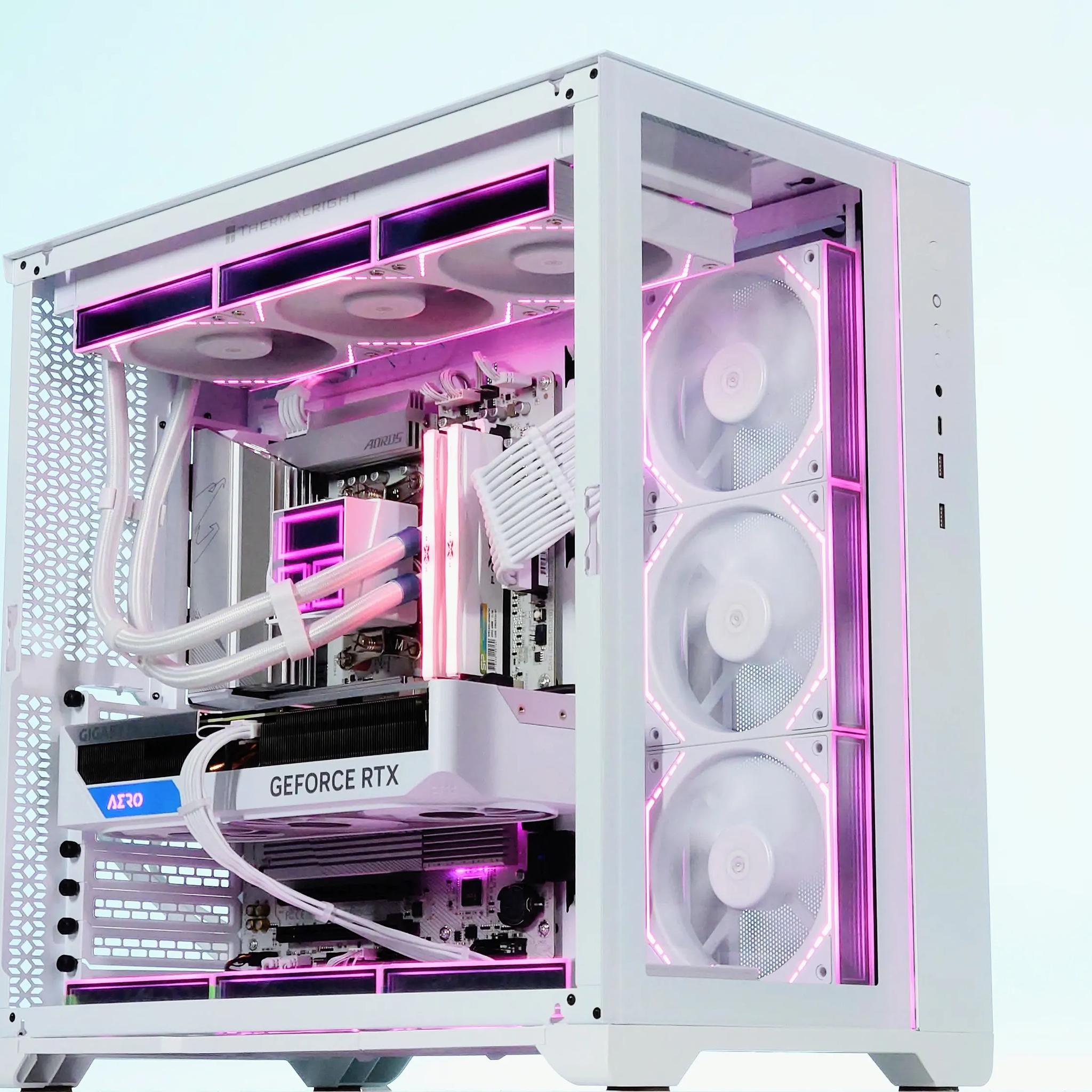 🌨️🐧Antarctic Gaming PC❄️Nvidia RTX 4070  Super 12GB❄️AMD Ryzen 7 7700❄️32GB DDR5❄️1TB NVME Gen4