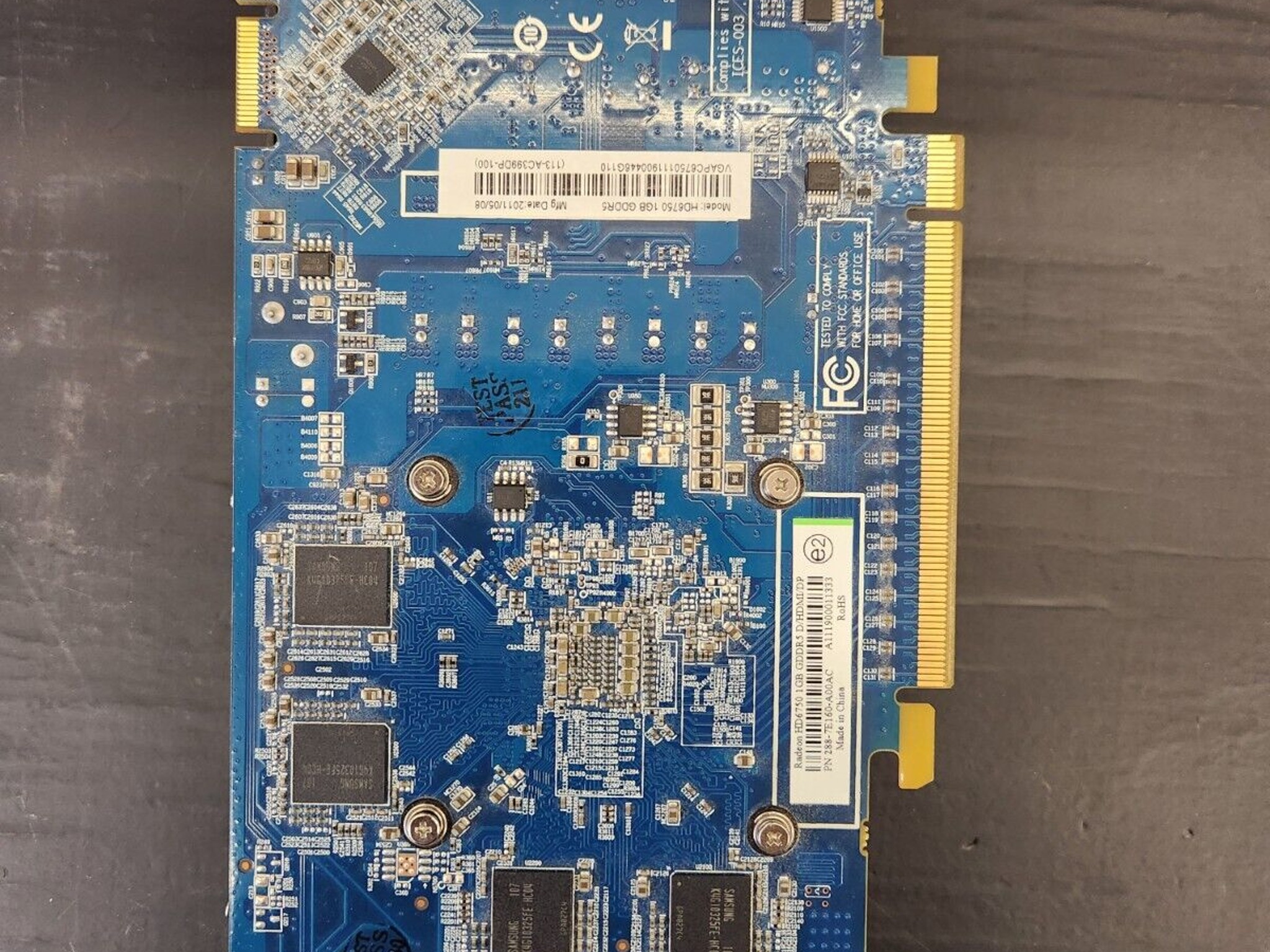 ATI Radeon HD 6750 1GB GDDR5 Graphics Card - HDMI, DVI, DisplayPort