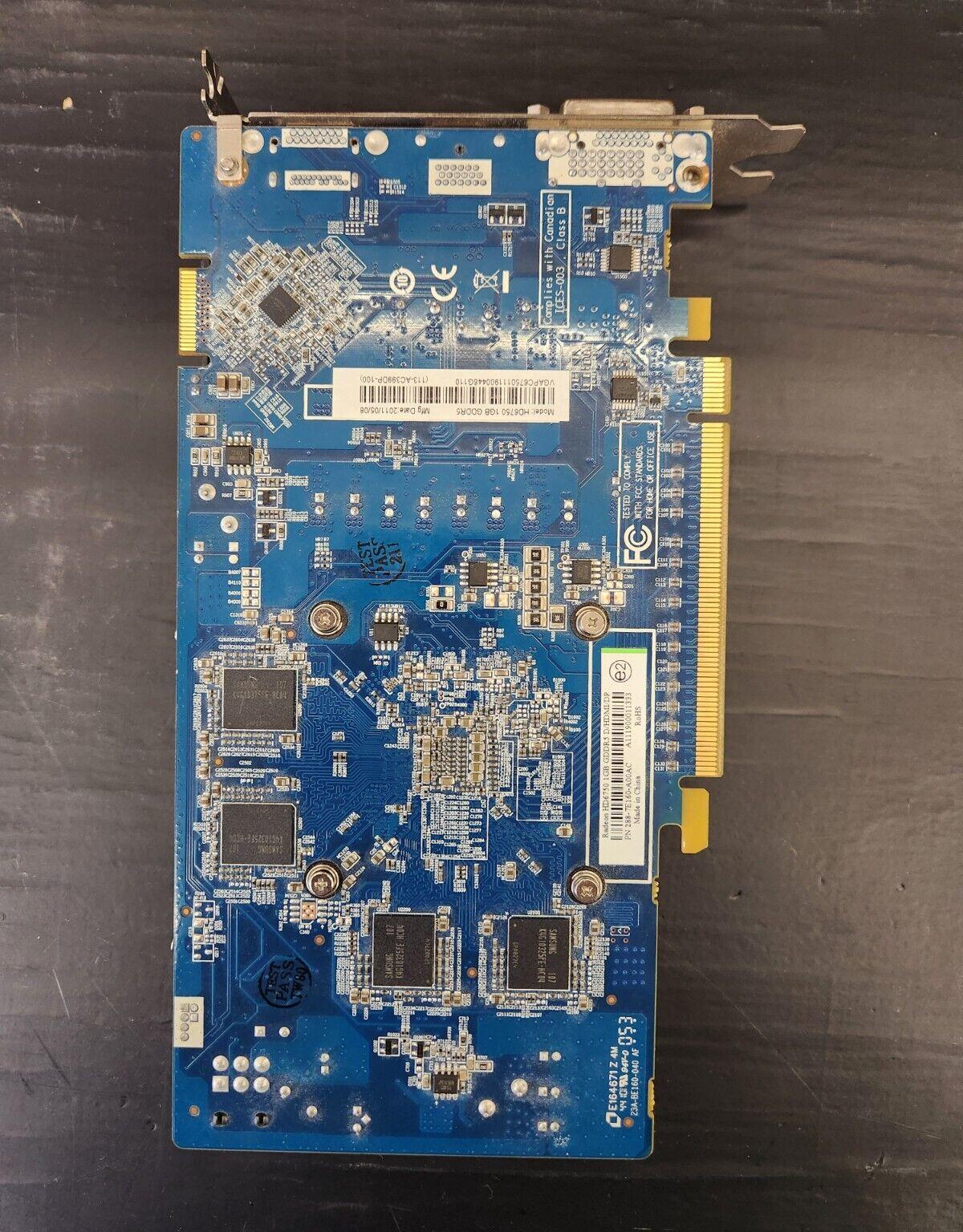 ATI Radeon HD 6750 1GB GDDR5 Graphics Card - HDMI, DVI, DisplayPort