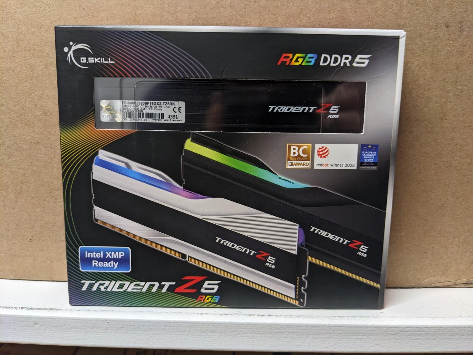 Intel Core i7-13700K w/ ASUS ROG Strix Z690-E Gaming WiFi 6E 32GB DDR5 6000mt/s cl36
