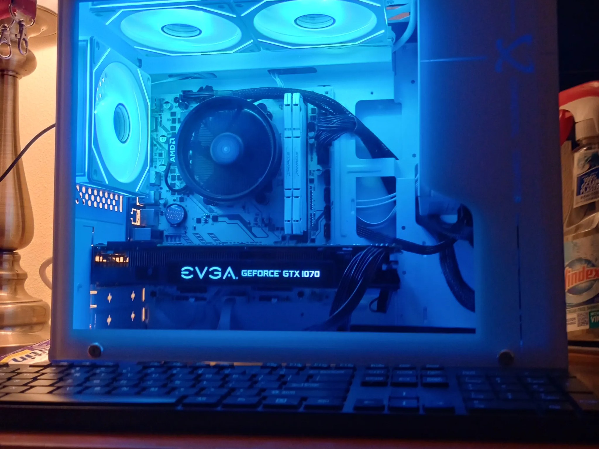 Newly built budget PC/ Ryzen 5 5500/ GTX1070 / 16GB DDR 4 RAM/ 512GB M.2 SSD/ 600 Watt PSU