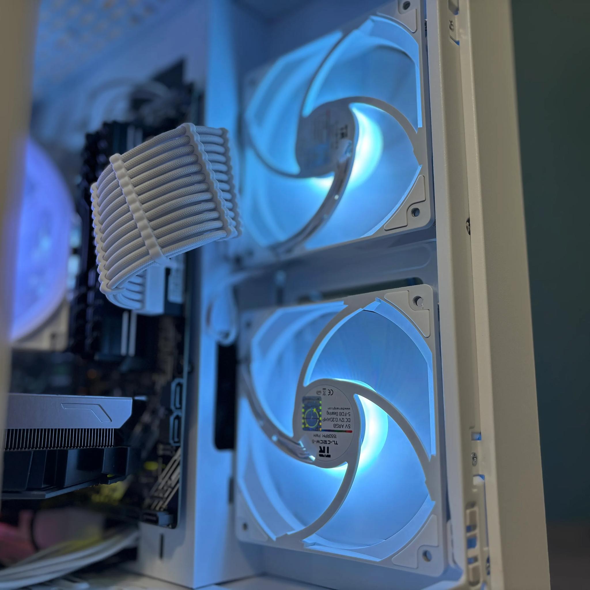 All White Custom NVIDIA Gaming PC