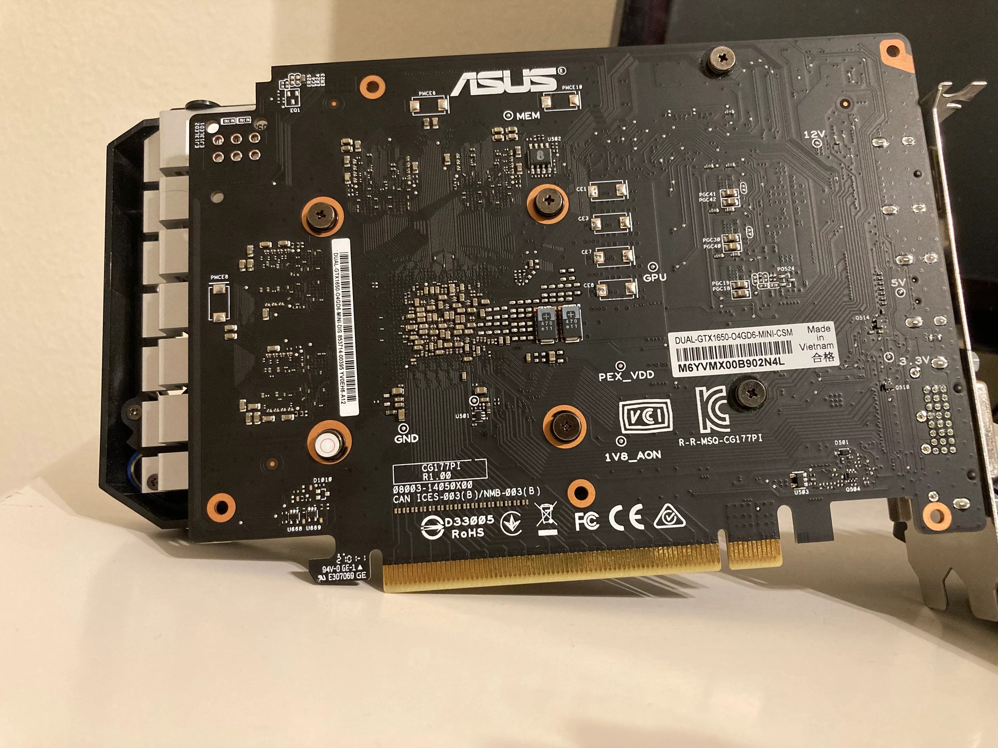 ASUS GTX 1650 4GB