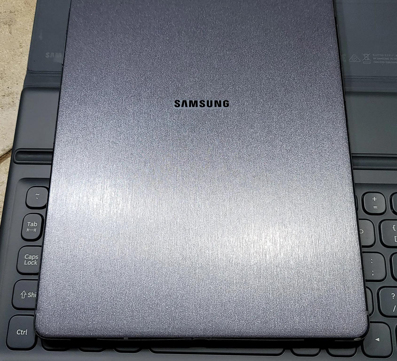Samsung Glaxy Tab S5e with keyboard book cover