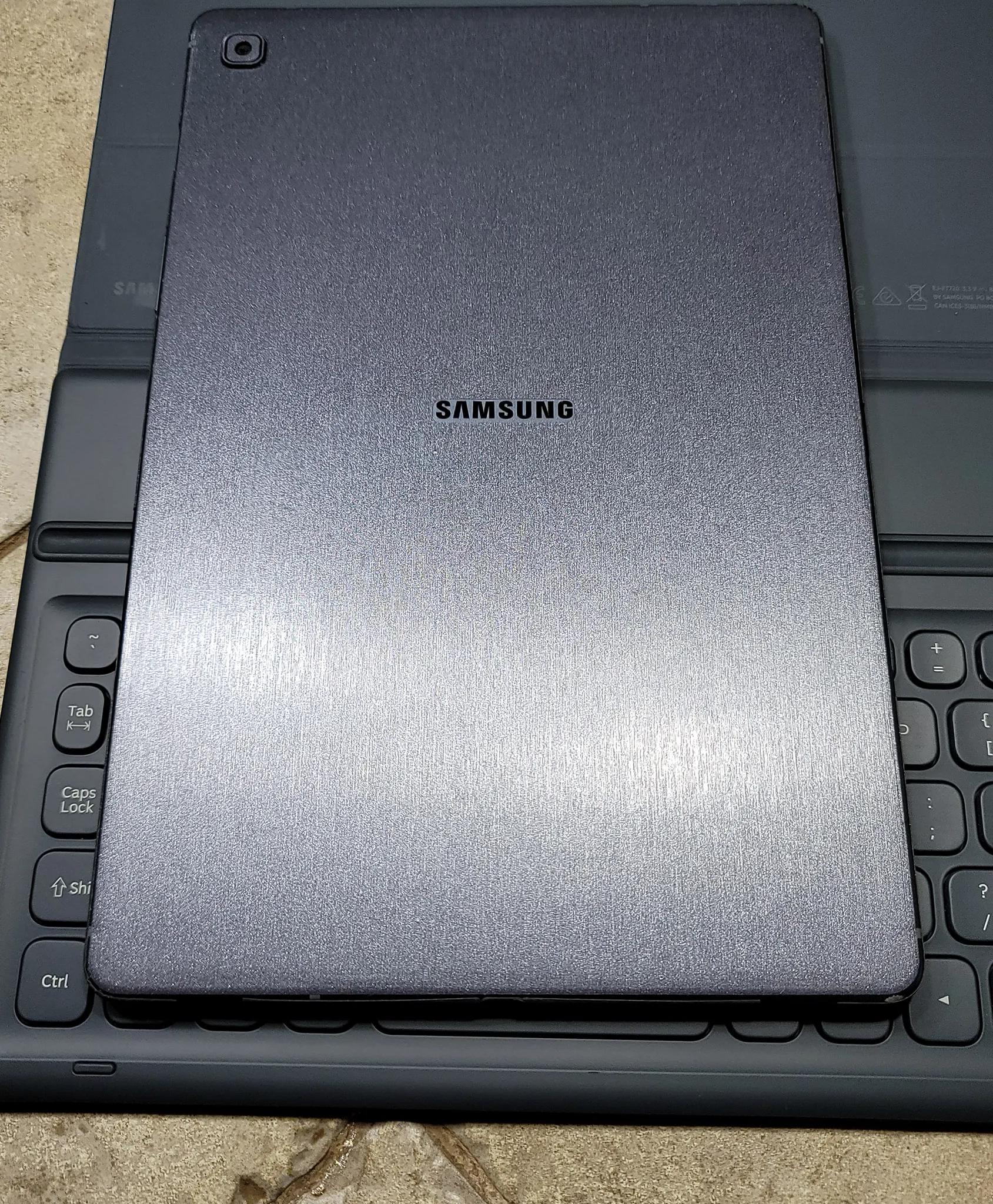 Samsung Glaxy Tab S5e with keyboard book cover