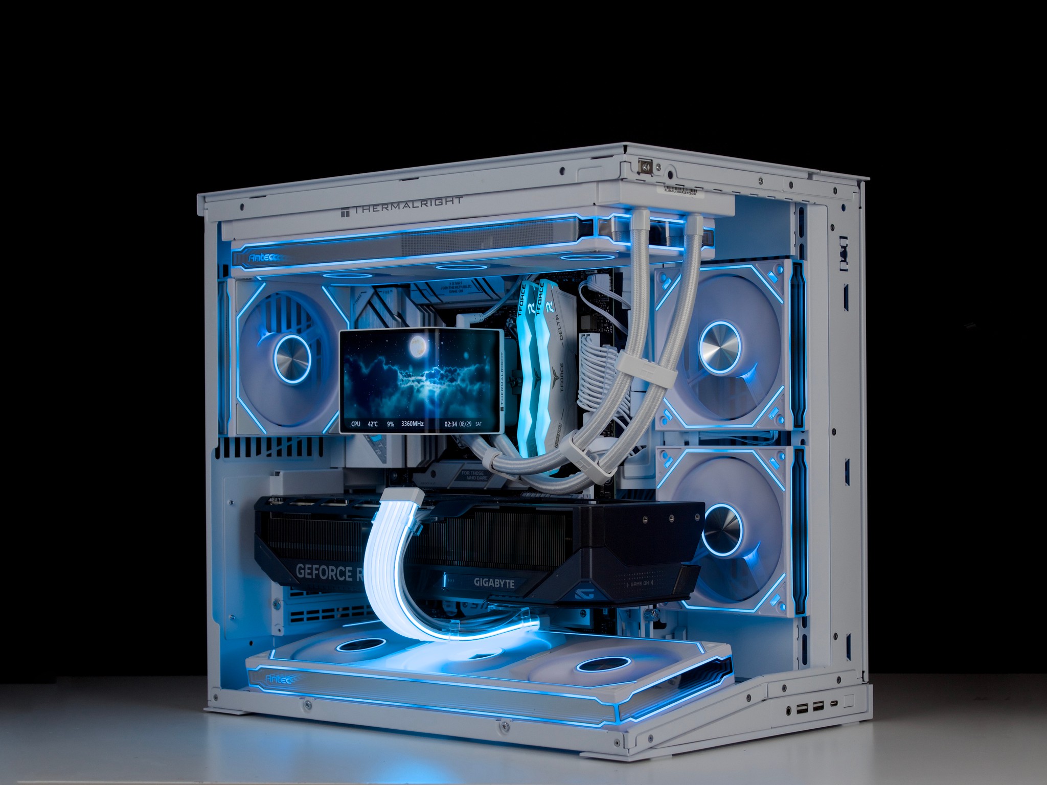 🧊⚡🗡️Polaris - 4K ULTRA PC | RTX 5080 16GB, Ryzen 9 7950X3D, 32GB RAM, 2TB SSD | LCD Display🗡️⚡🧊