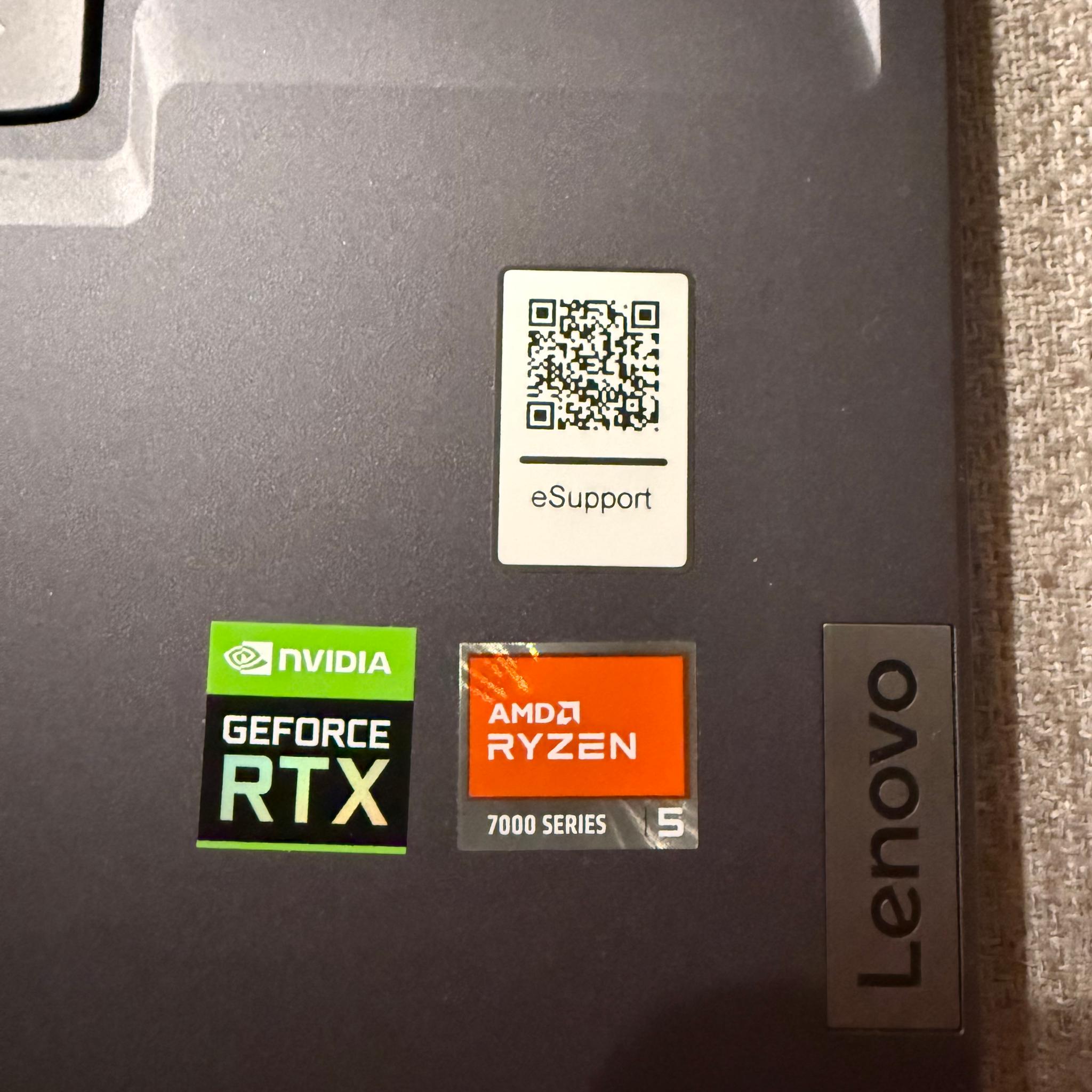 Lenovo Legion 5 Slim Laptop AMD Ryzen 5 RTX 4060 16GB DDR5 RAM 512GB SSD