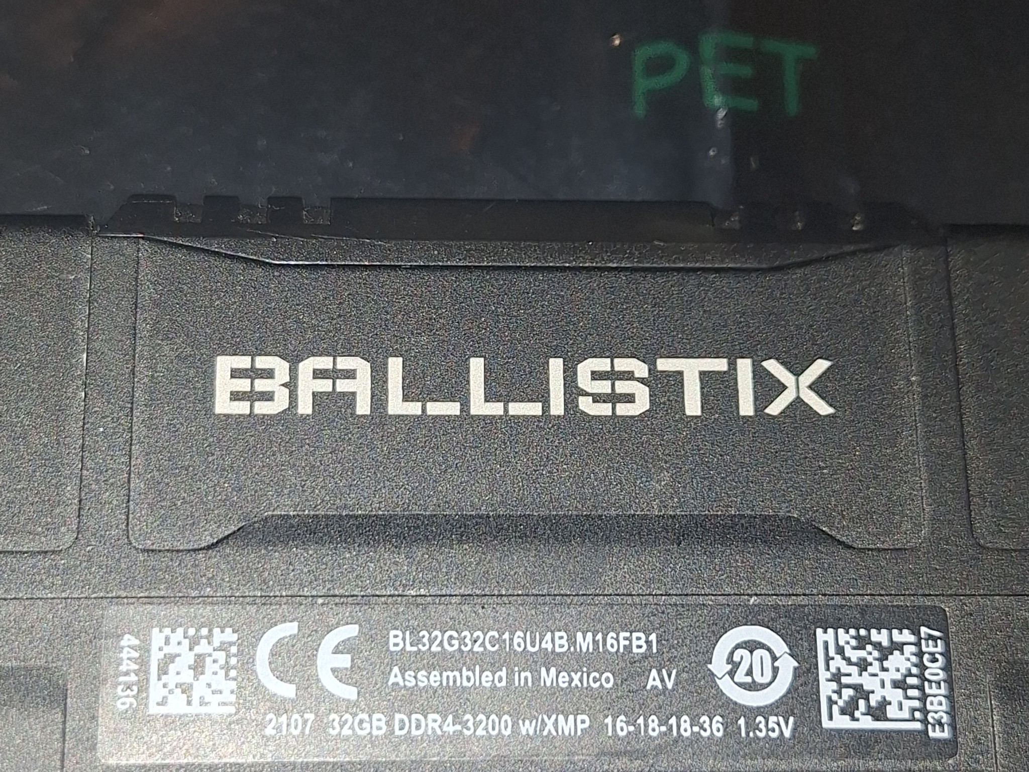 Crucial Ballistix DDR4 3200 32GB (1x32GB)