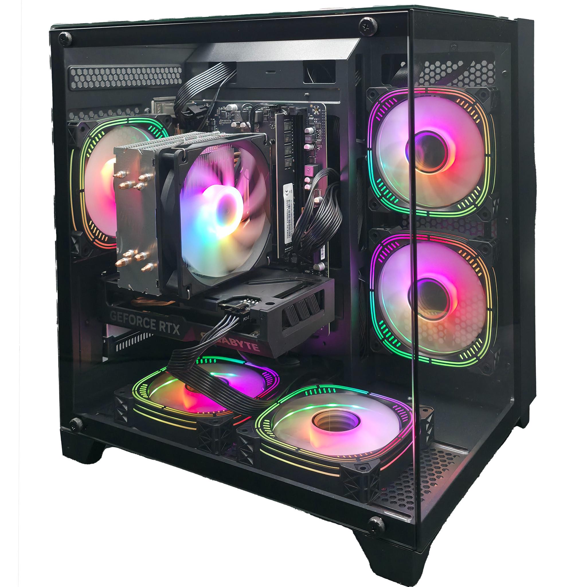 Ryzen 7 5700G RGB Black Gaming PC – RTX 4060 | 16GB RAM | 1TB NVMe