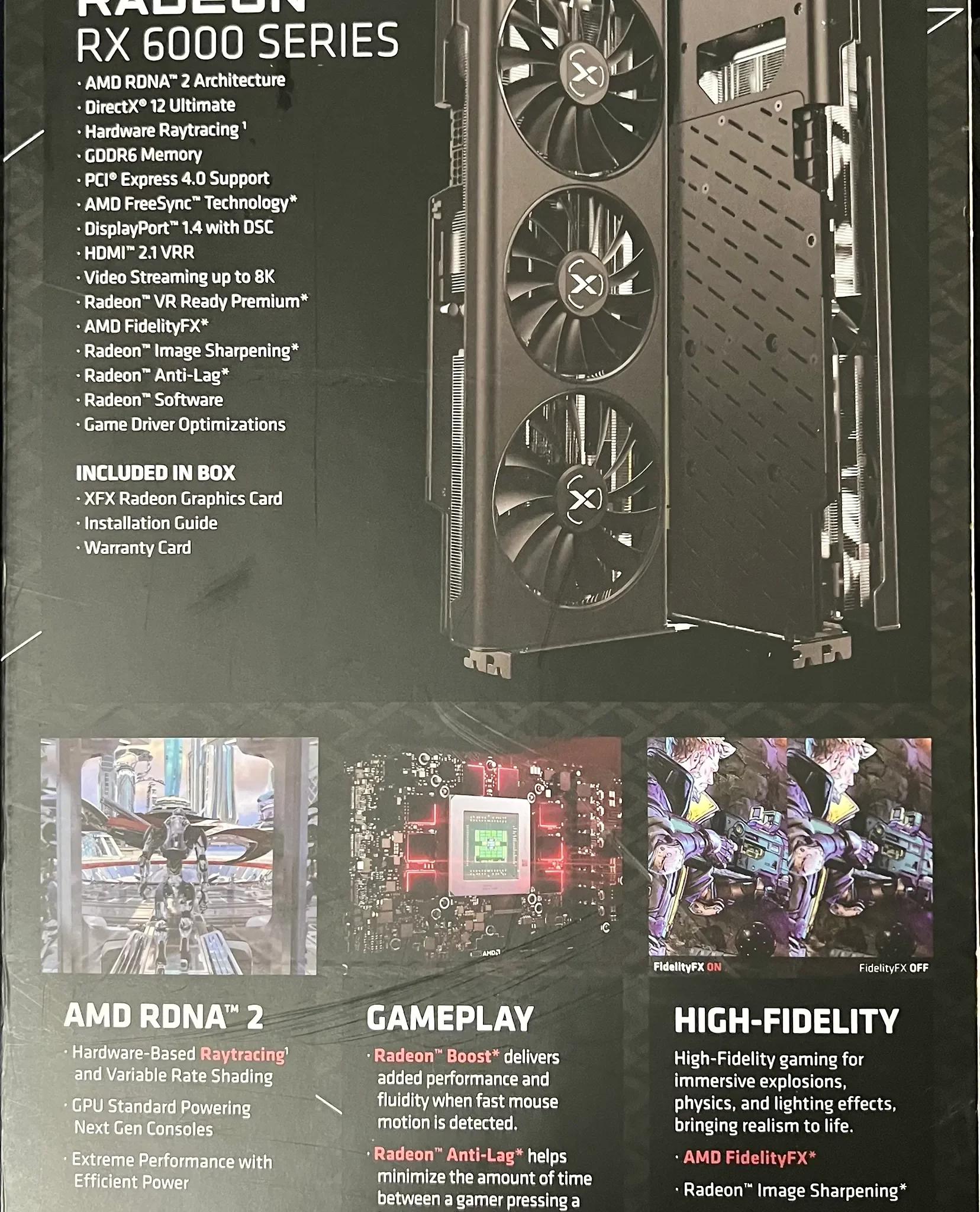 SUPER CLEAN XFX SWFT 319 RX 6800