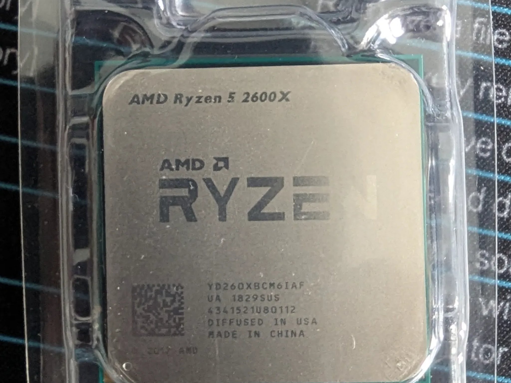AMD Ryzen 5 2600X 6-core, 12-thread CPU