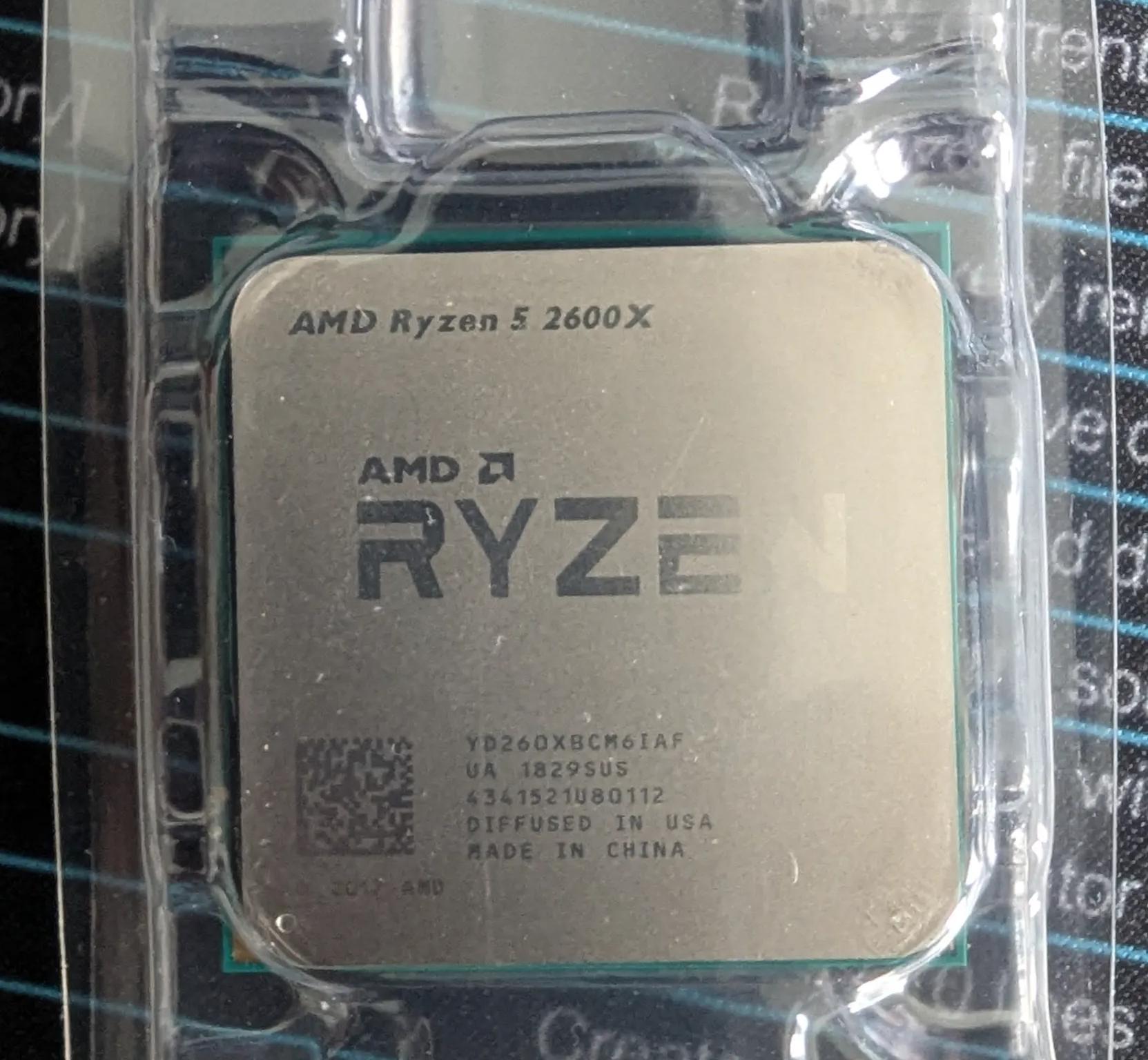 AMD Ryzen 5 2600X 6-core, 12-thread CPU