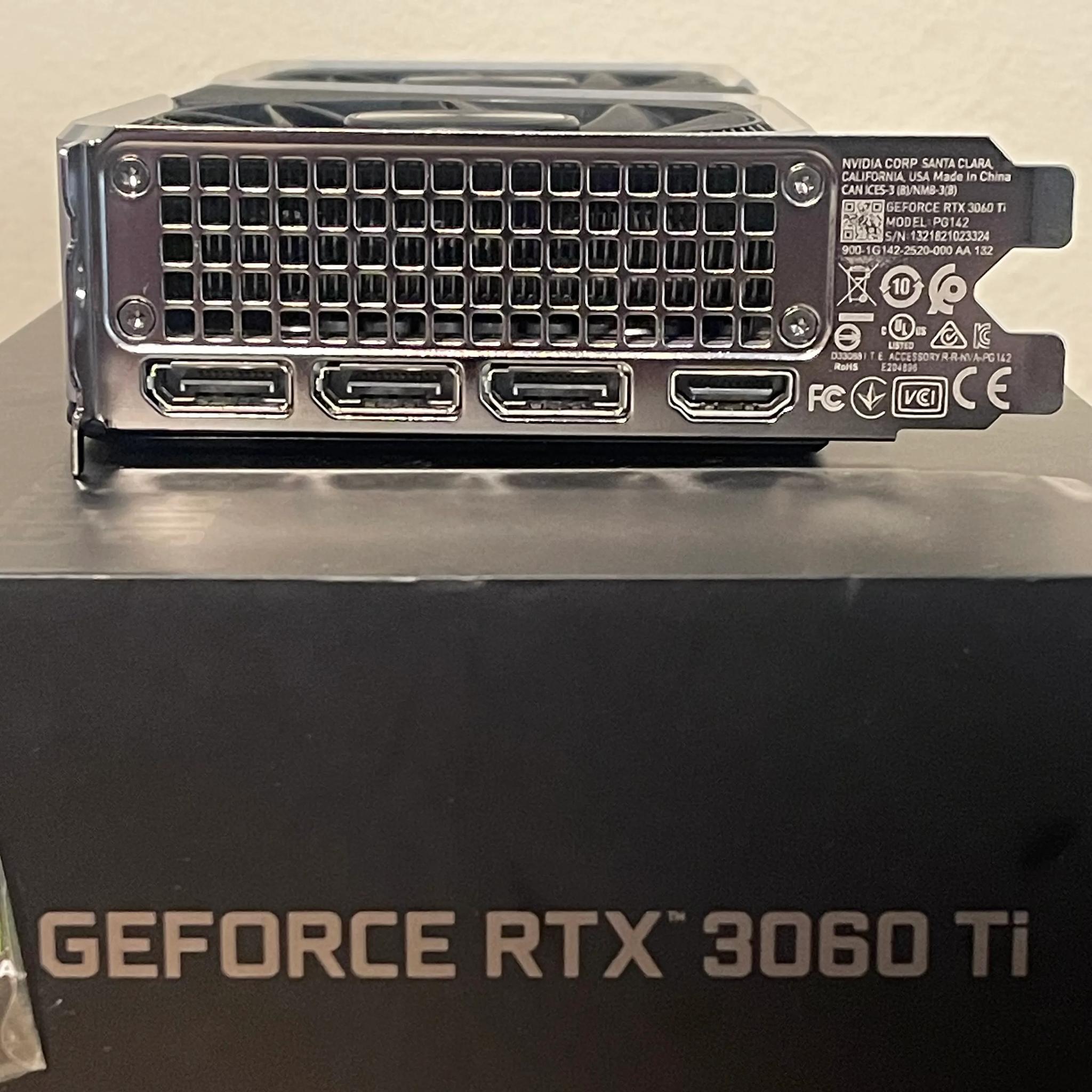NVIDIA GeForce RTX 3060 Ti Founders Edition 8GB GDDR6