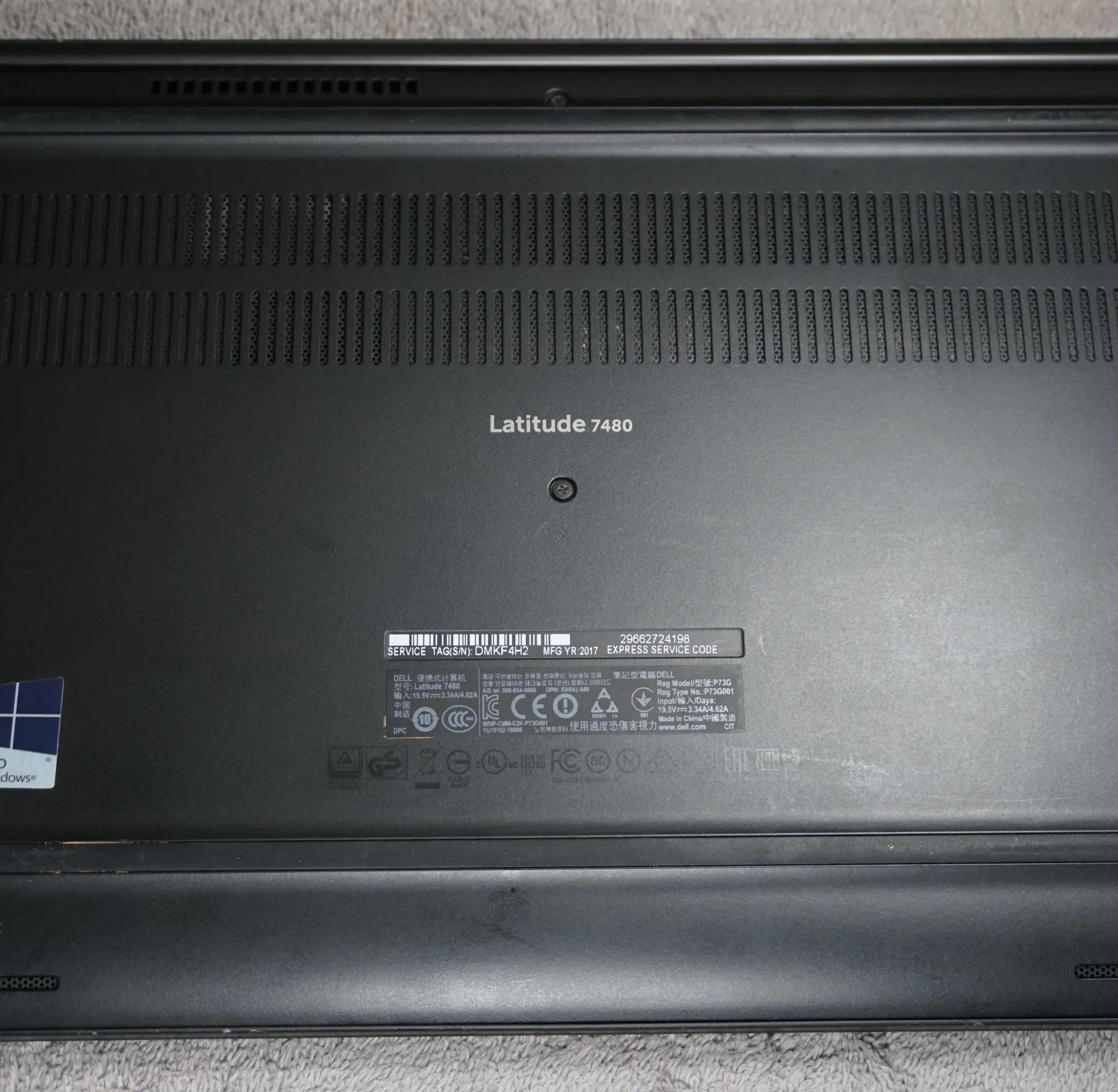 Dell Latitude 7480 Laptop | i7-7600U | 16GB RAM | 512GB SSD | Windows 11