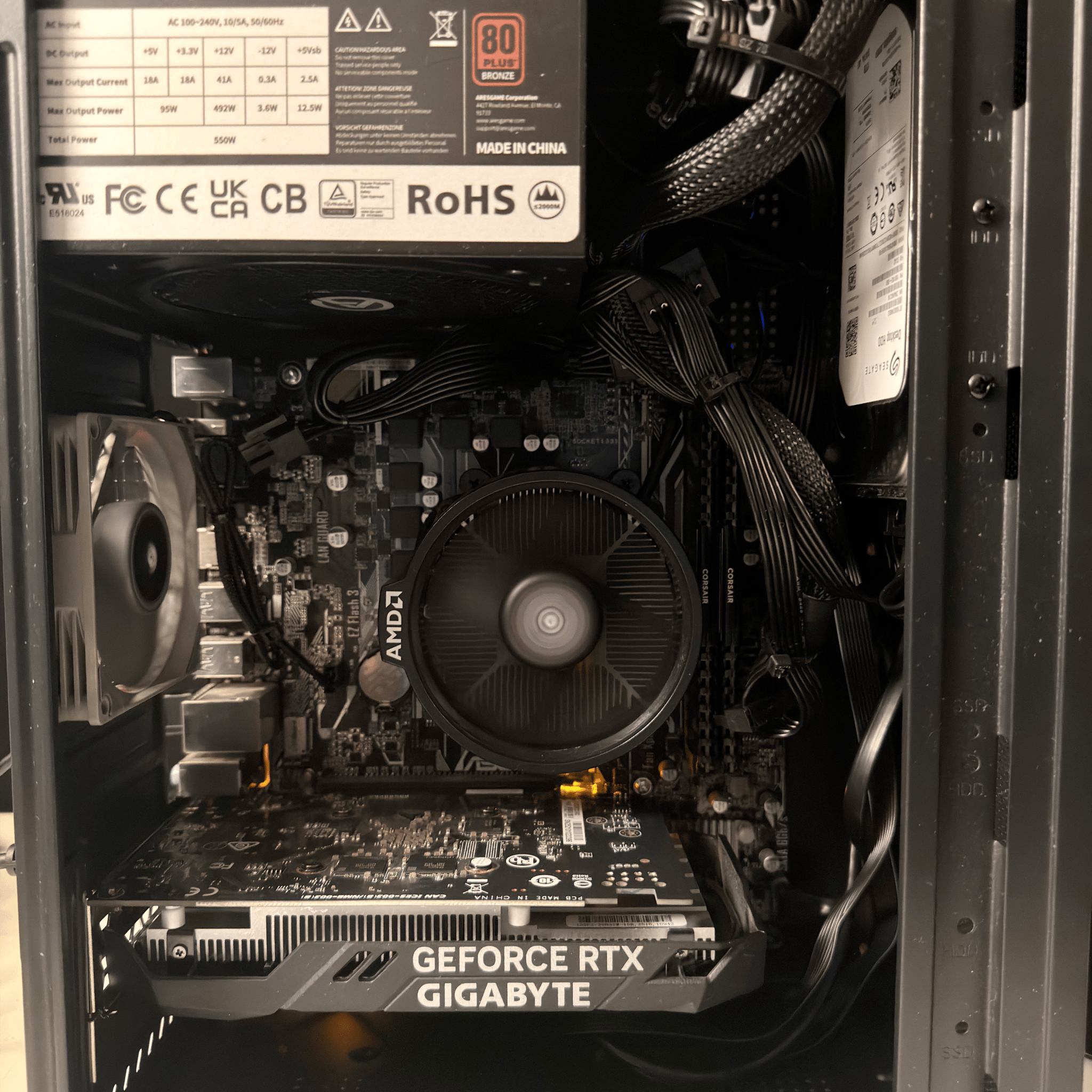 🎮 Budget Esports Gaming PC | RTX 3050 | Ryzen 5 | 16GB RAM | SSD + HDD | Ready to Play