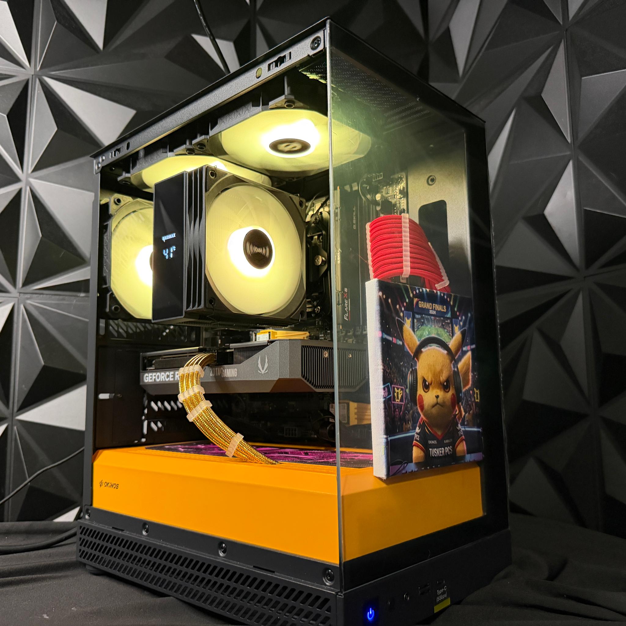 ⚡🐭 PIKA PC 🐭⚡Ryzen 5 7500X3D | RTX 5060Ti| 16 GB DDR5| 1.254 TB NVMe| 650W PSU