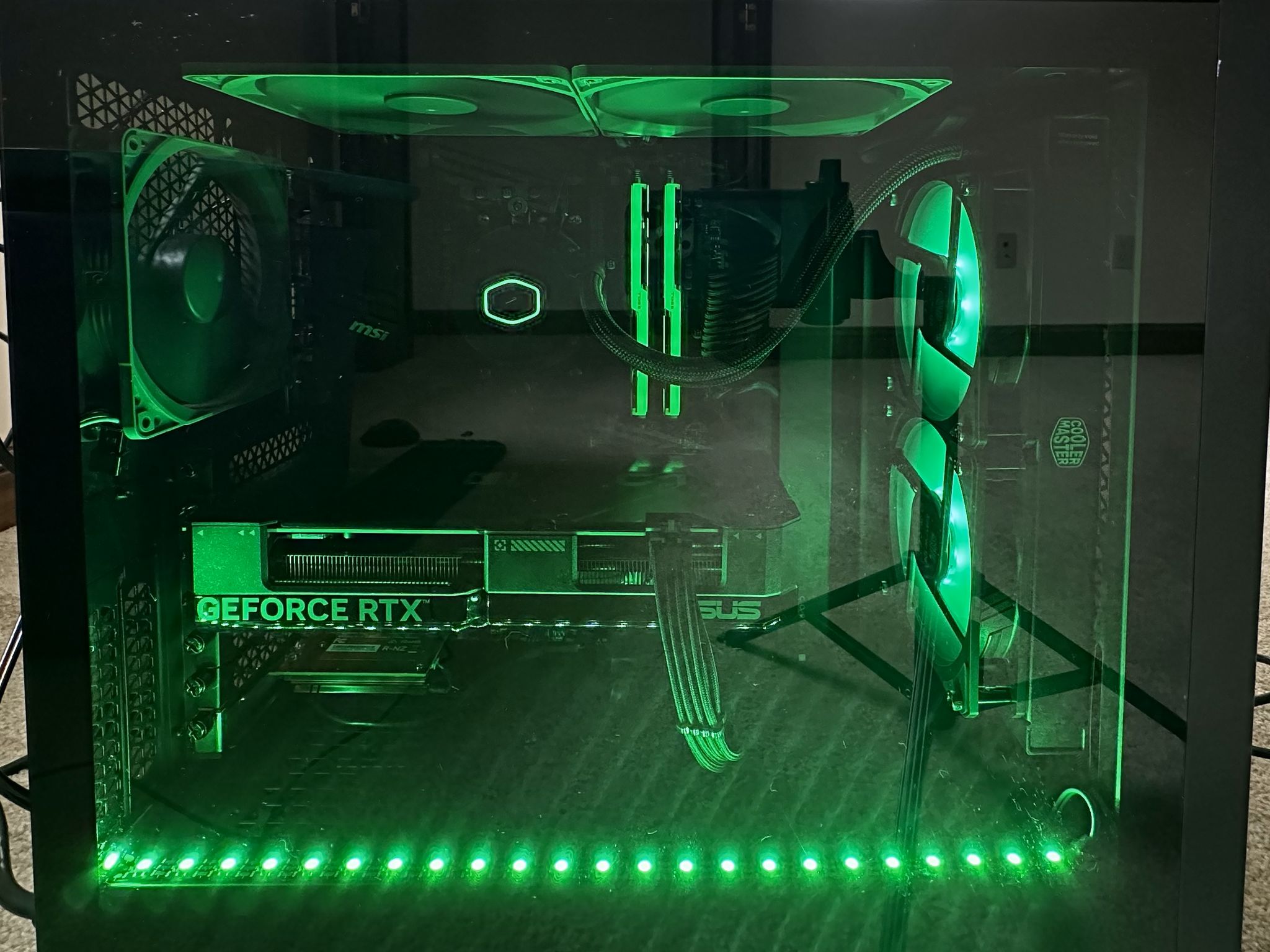 Used 5800x3D, Asus Dual 4070 OC, 2TB NVMe, 32GB 4000Mhz CL18 RAM, 240mm CPU AIO & Noctua Case Fans