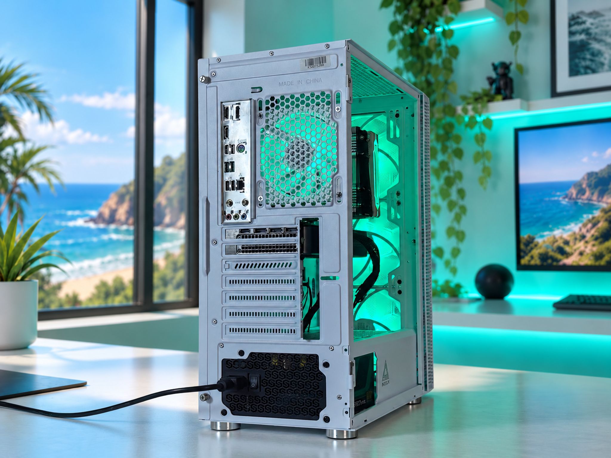 🌴🌊 SEASIDE Gaming PC | RTX 3070 | I5-12600K | 32GB RAM | 1TB NVME | WiFi & BT | FREE SHIPPING