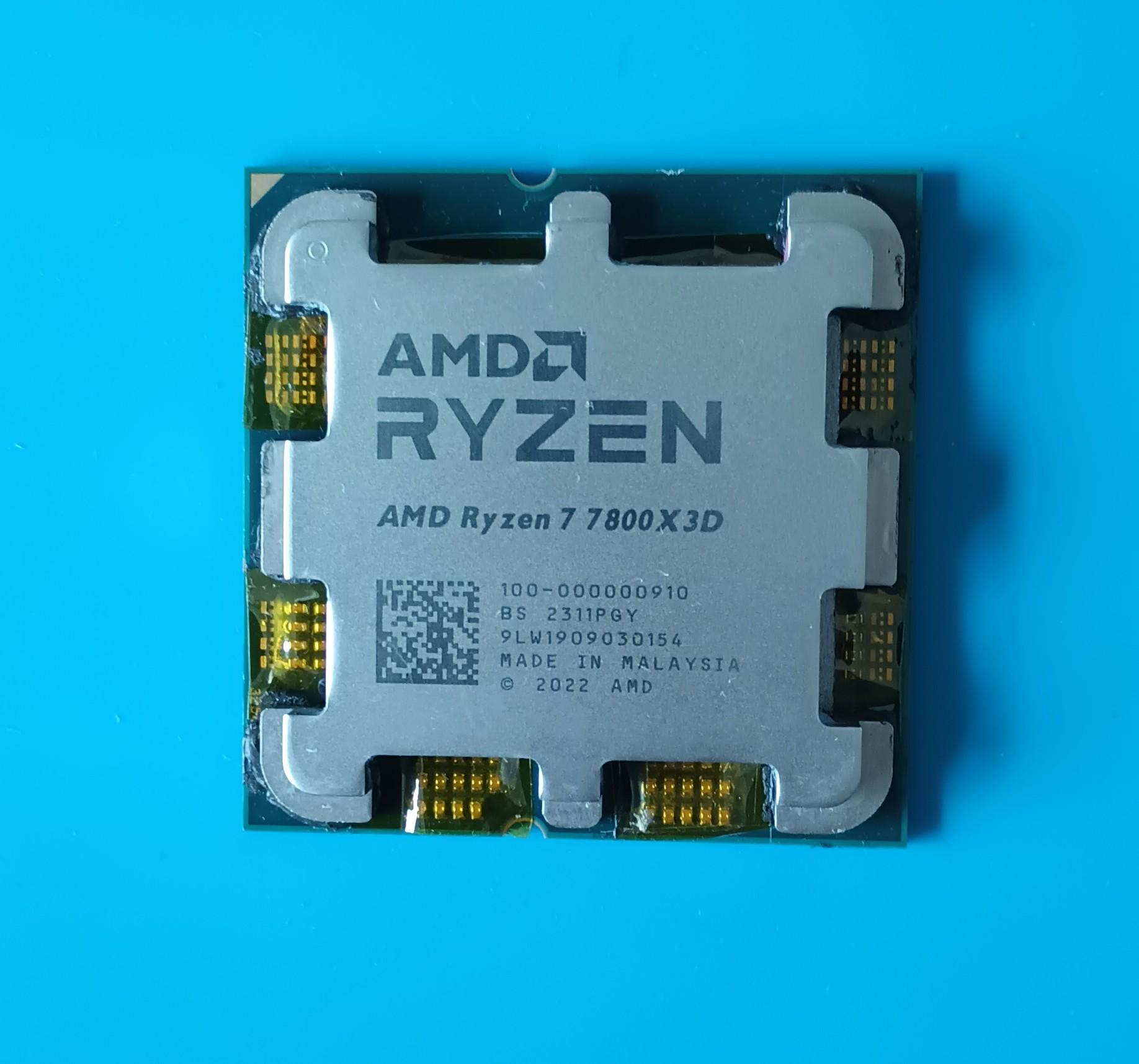 AMD Ryzen 7 7800X3D *see description*