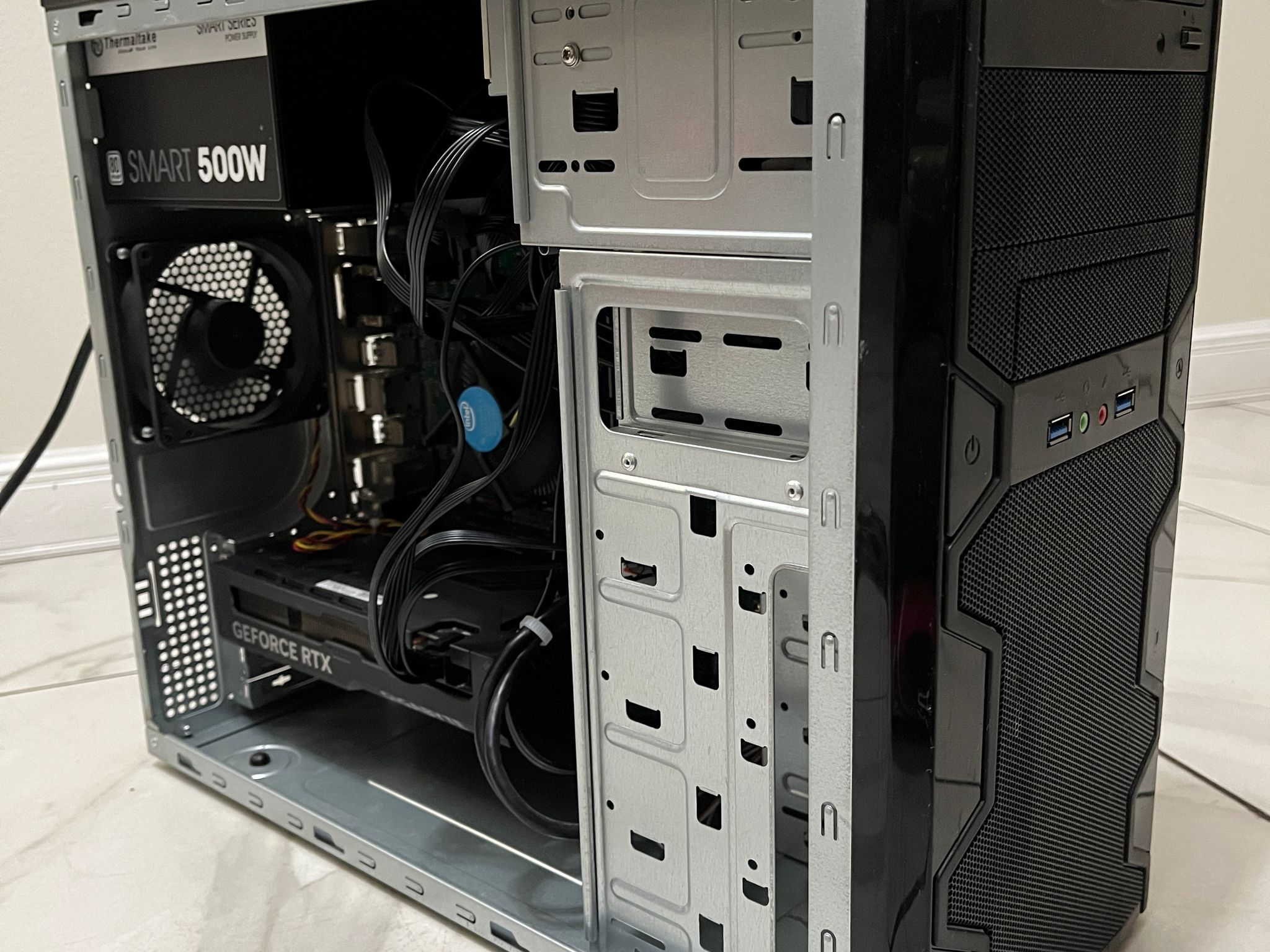 NVIDIA RTX 4060 Ti, Intel Core i7-9700, 16GB RAM, 500GB SSD - High FPS Gaming PC w/ Wi-Fi & BT